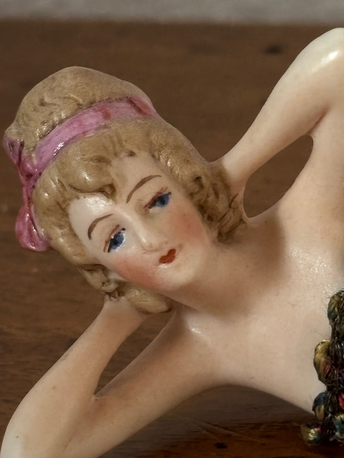 Vintage Bisque Porcelain – Reclining Bather