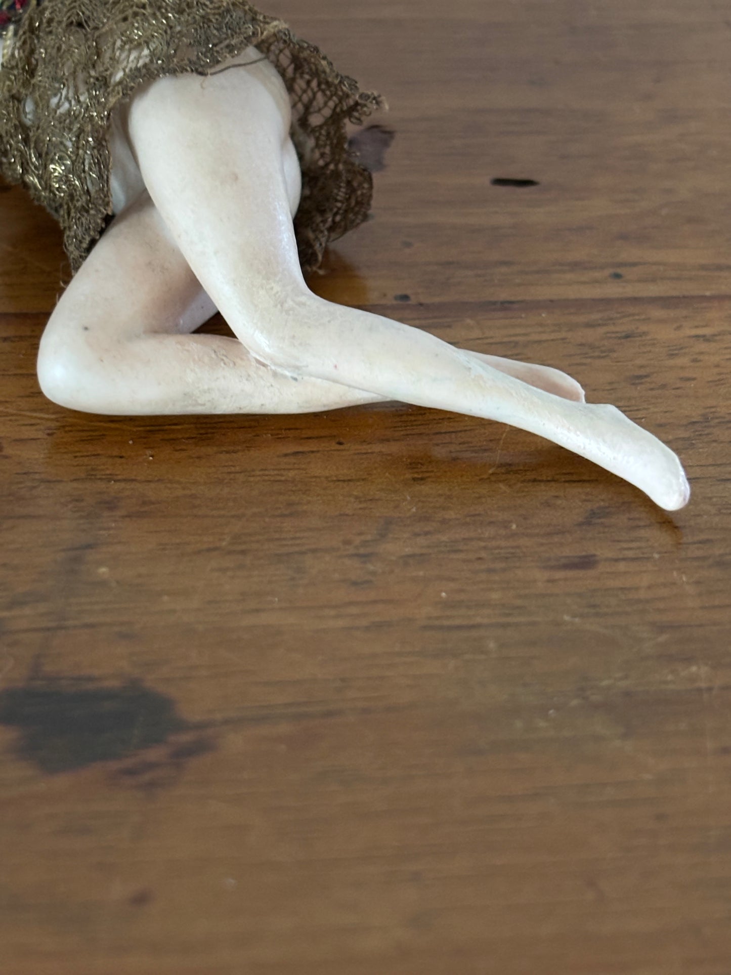 Vintage Bisque Porcelain – Reclining Bather