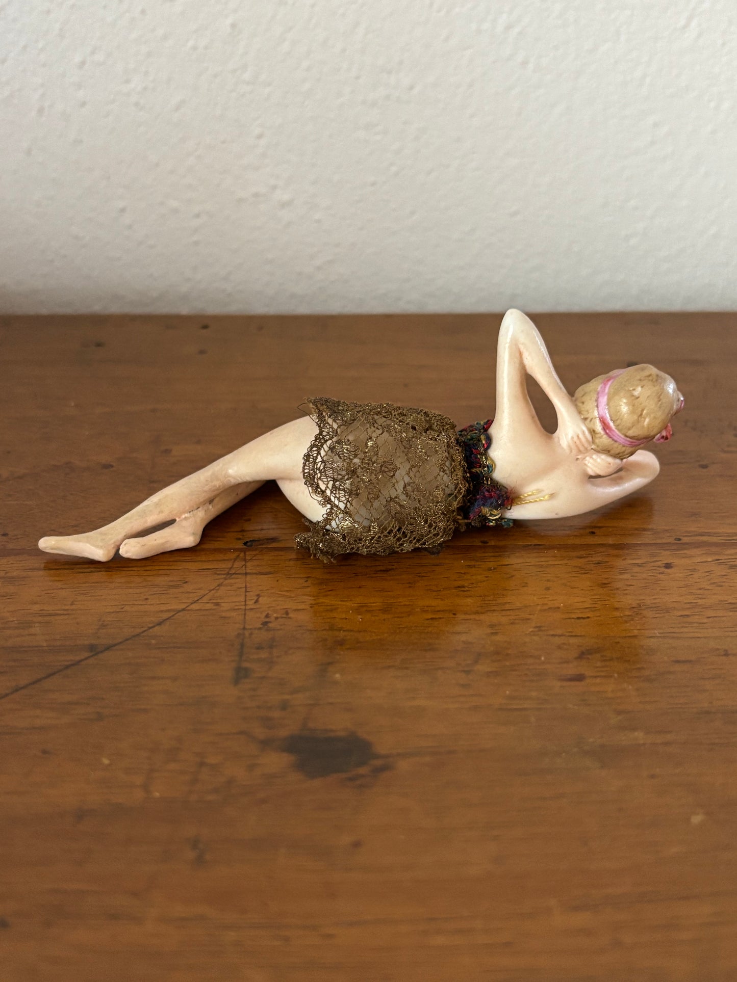 Vintage Bisque Porcelain – Reclining Bather