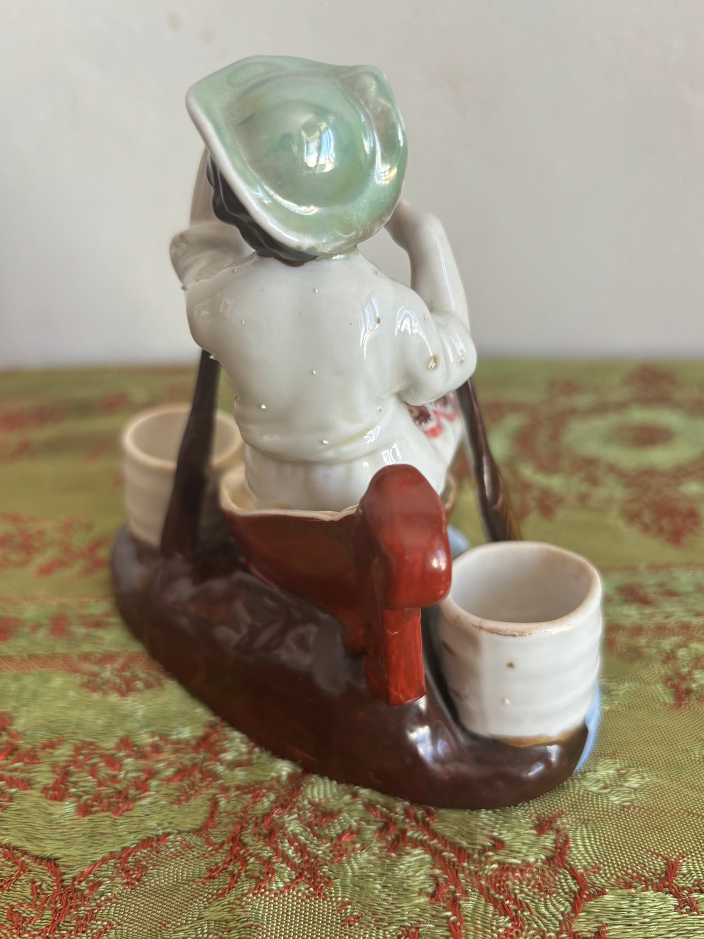Calamaio in ceramica stile Vecchia Parigi