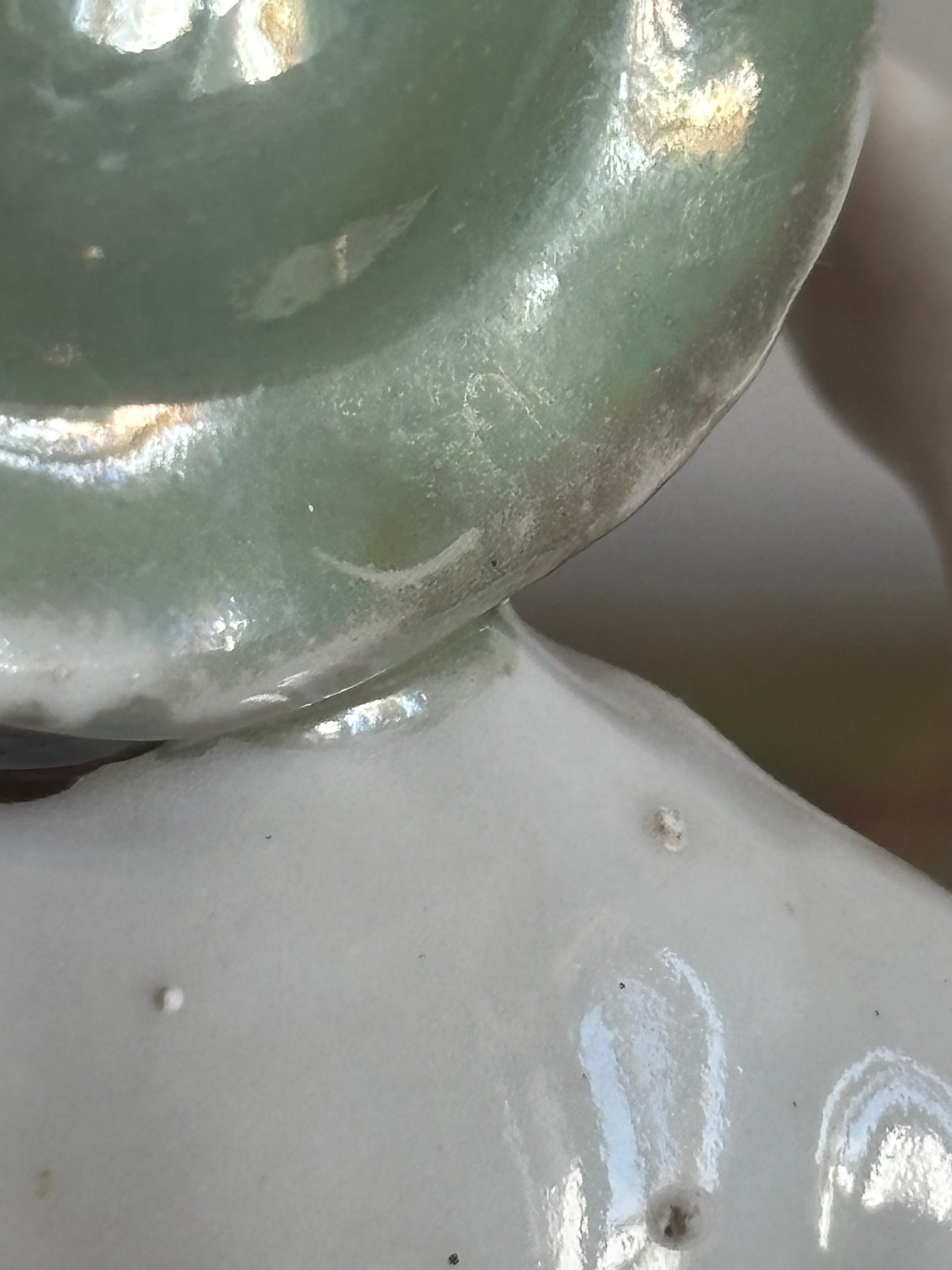 Calamaio in ceramica stile Vecchia Parigi