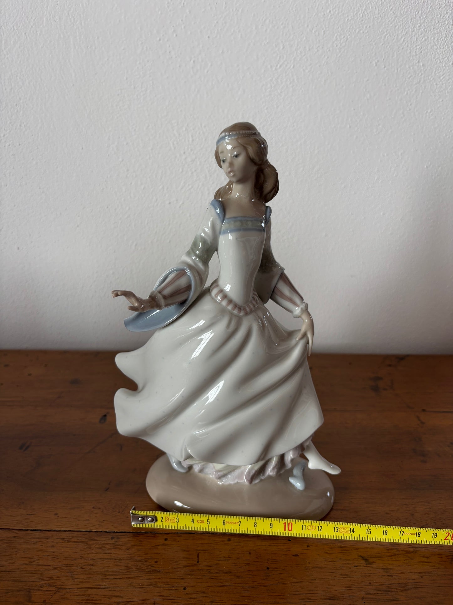 Lladró ceramic figurine – Cinderella in ball gown, restored