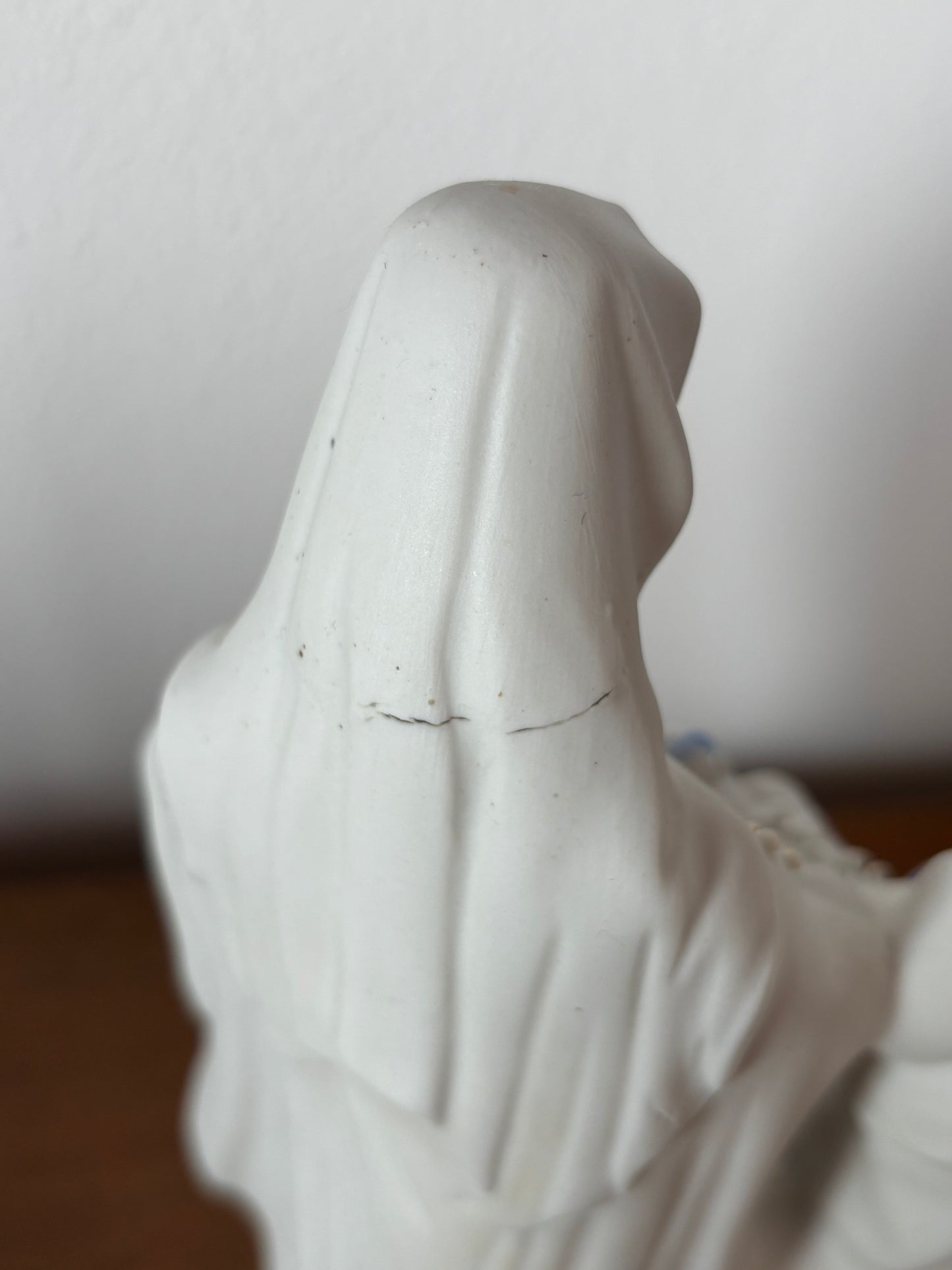 Statua Sacra Famiglia in Ceramica Vintage – Madonna, San Giuseppe e Gesù Bambino
