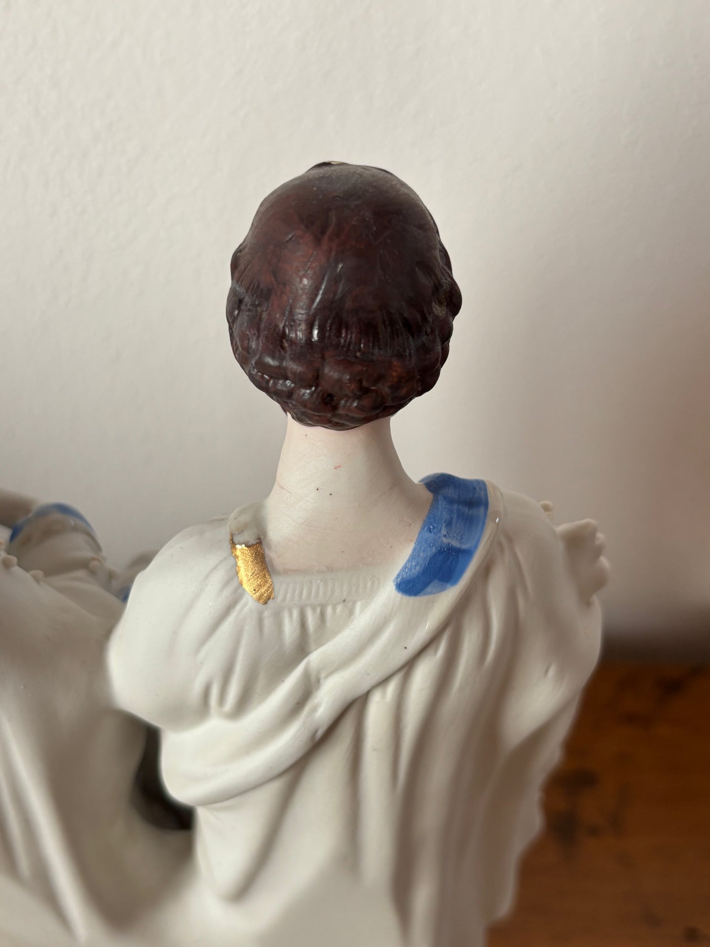 Statua Sacra Famiglia in Ceramica Vintage – Madonna, San Giuseppe e Gesù Bambino