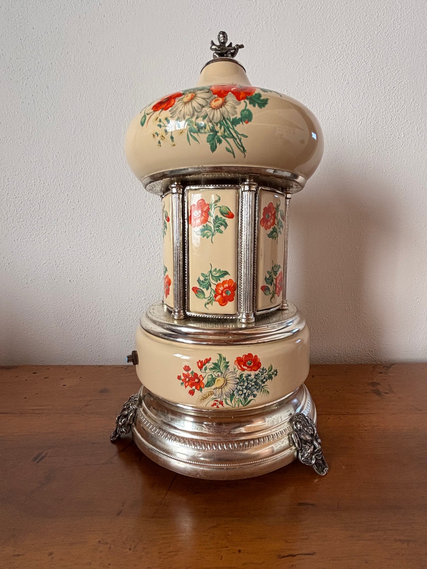 Portasigarette Carillon Vintage in Metallo – Anni '60