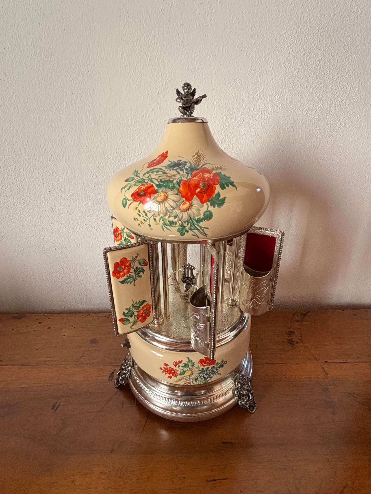 Portasigarette Carillon Vintage in Metallo – Anni '60