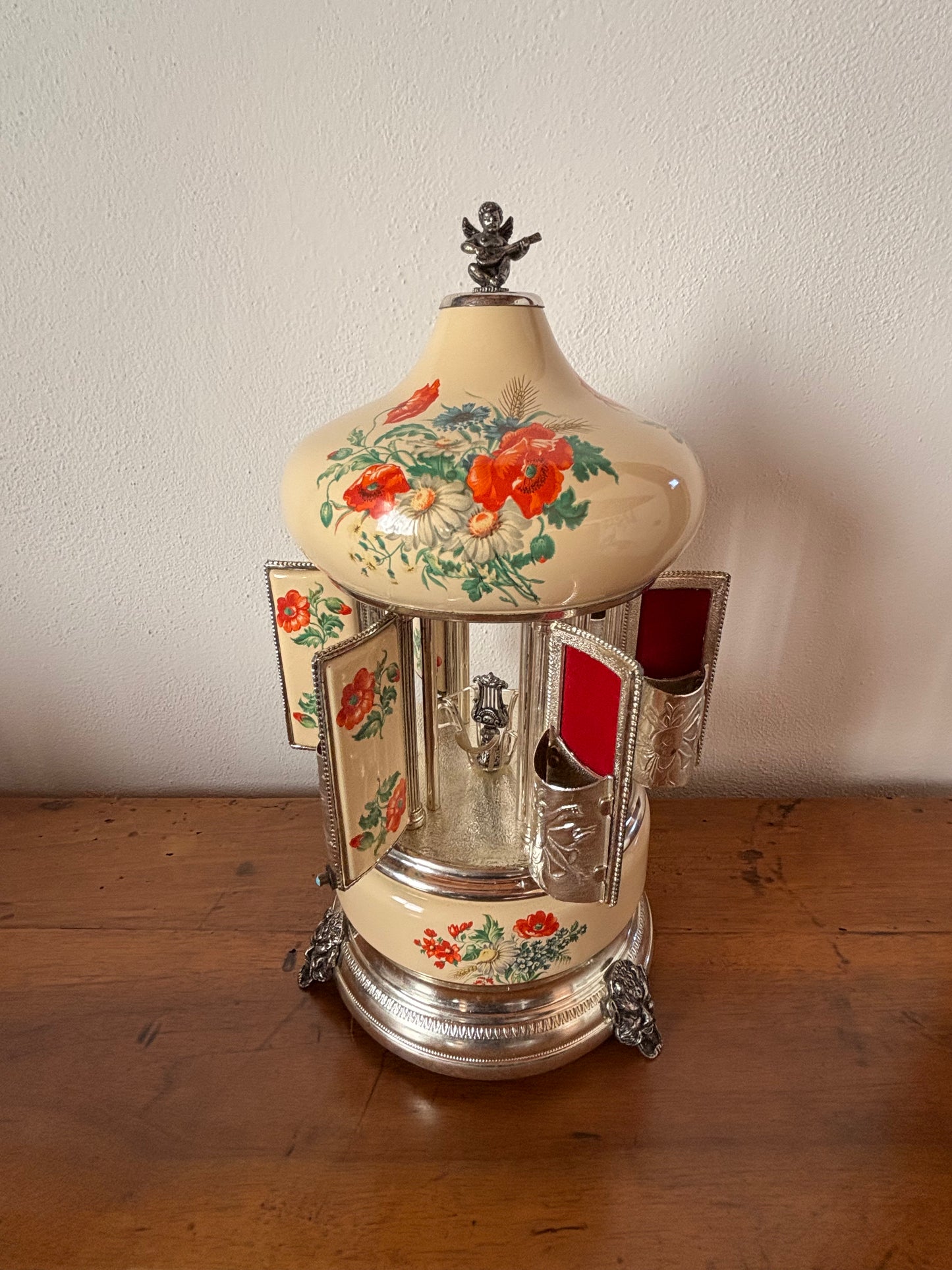 Portasigarette Carillon Vintage in Metallo – Anni '60