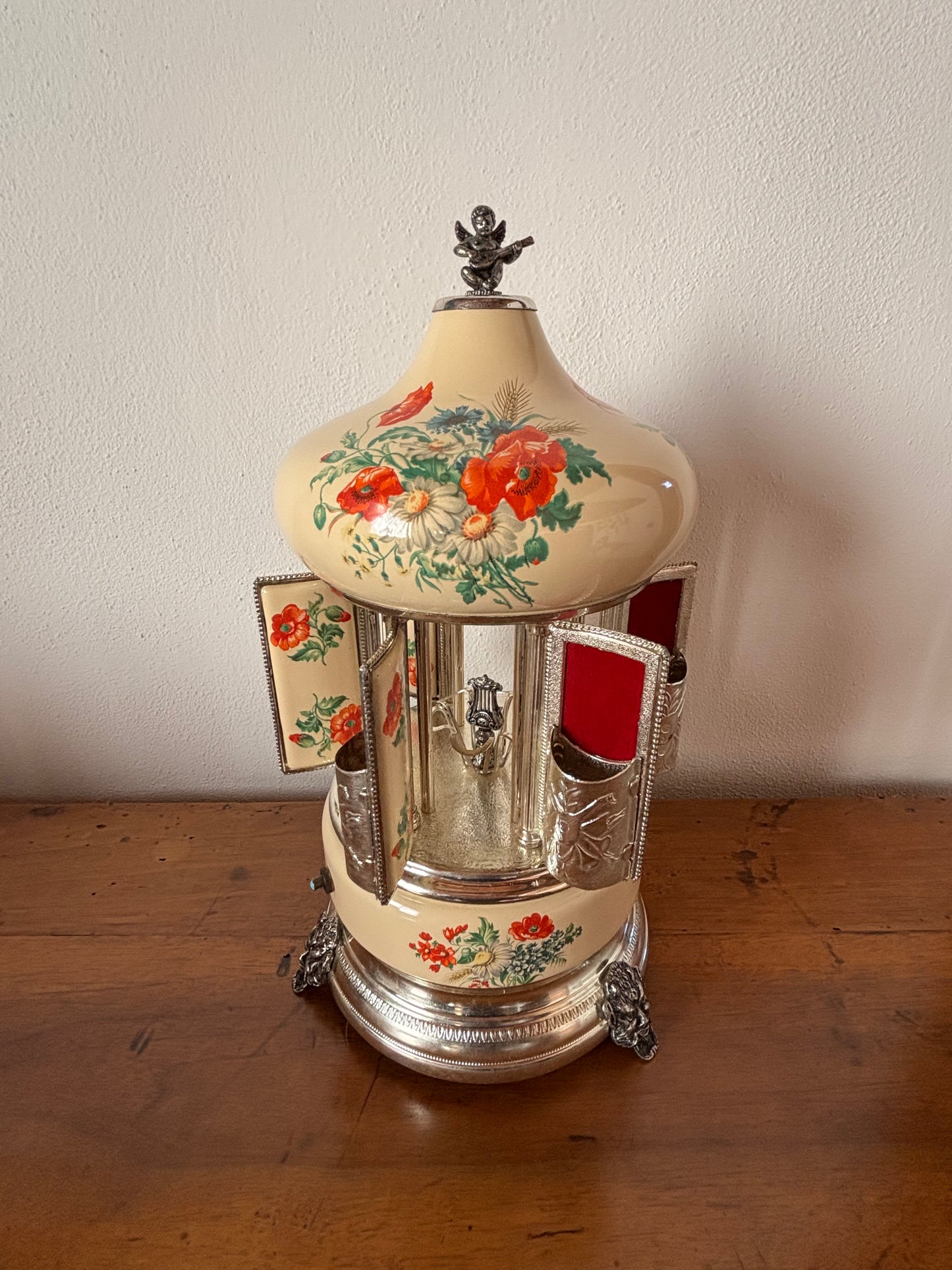 Portasigarette Carillon Vintage in Metallo – Anni '60