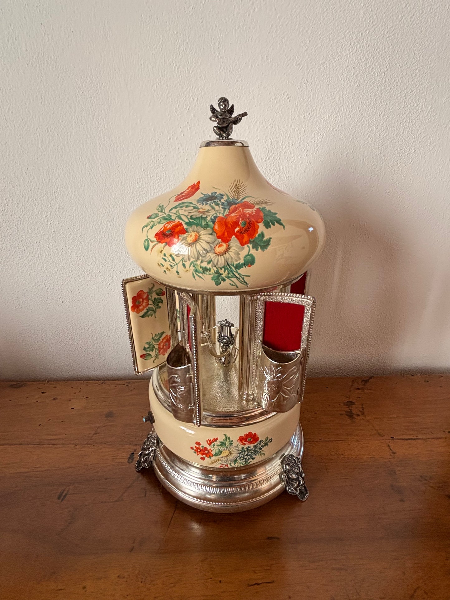 Portasigarette Carillon Vintage in Metallo – Anni '60