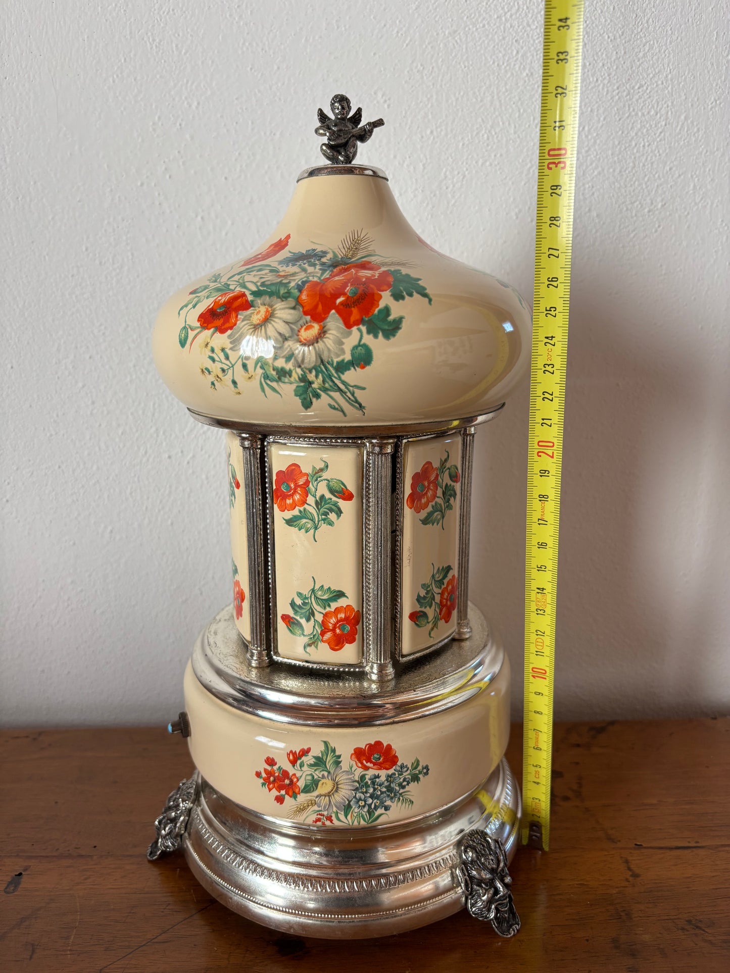 Portasigarette Carillon Vintage in Metallo – Anni '60