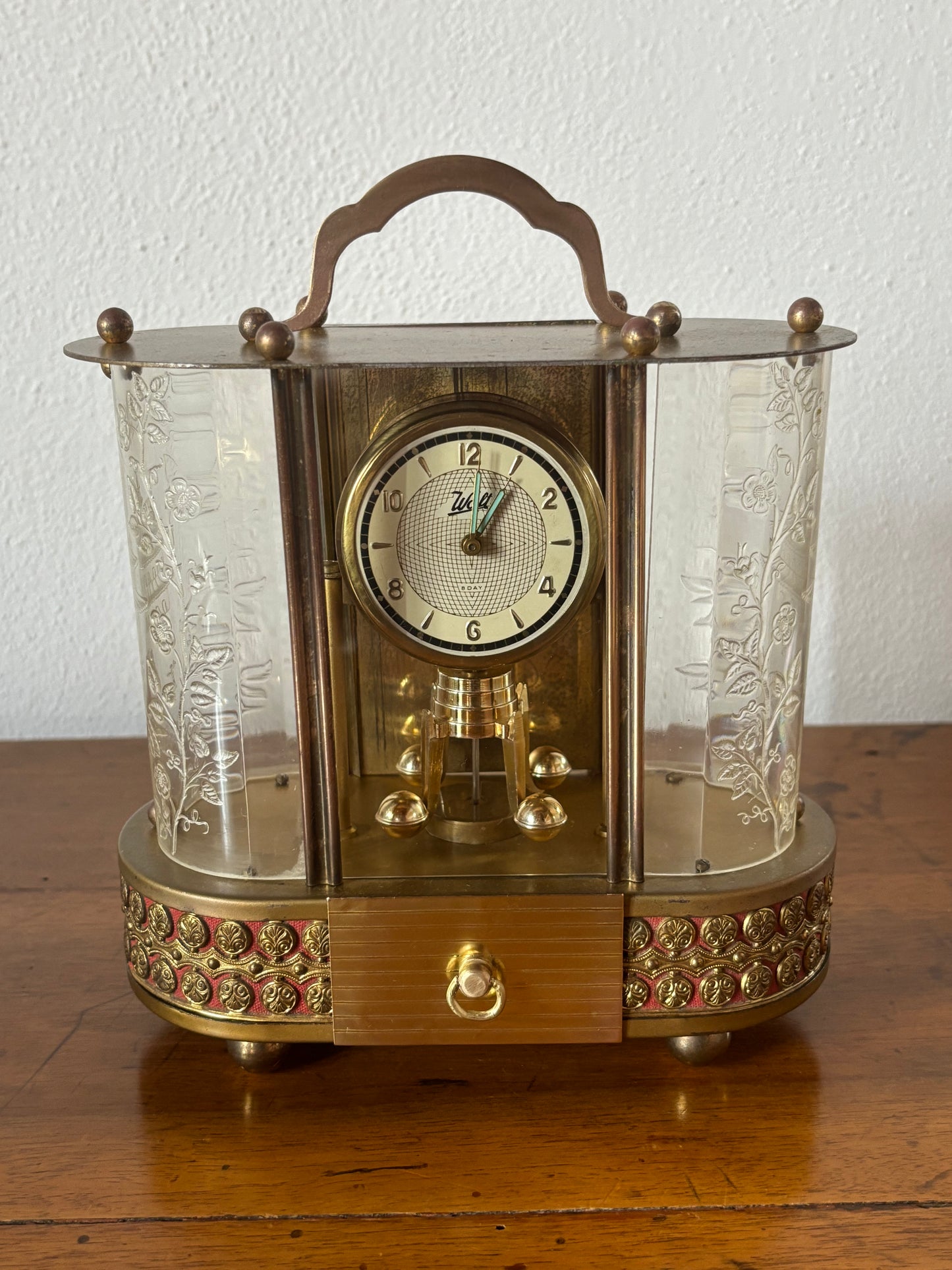 Orologio da Tavolo Vintage Walt 8 Days con Carillon