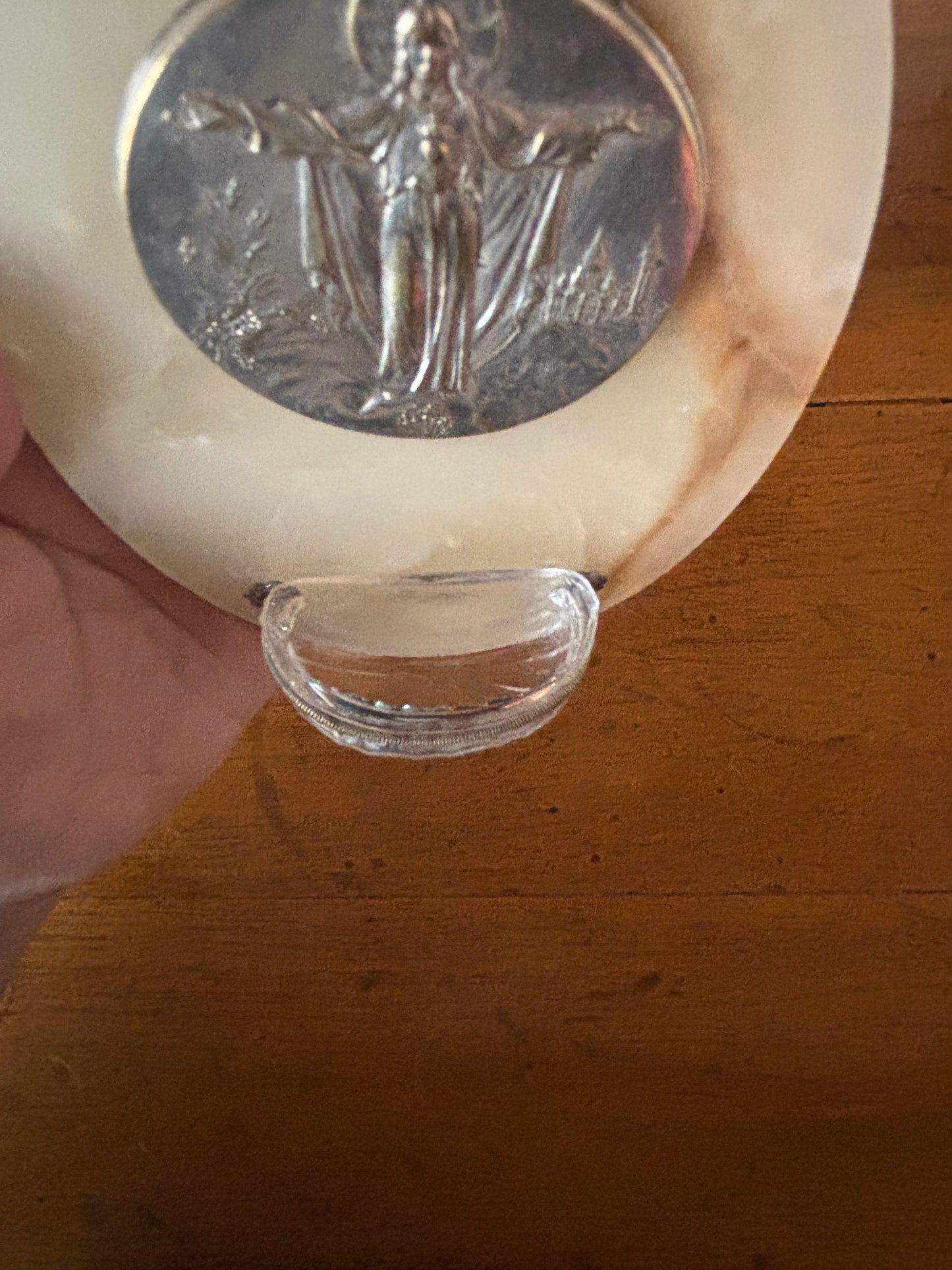 French Marble Holy Water Font