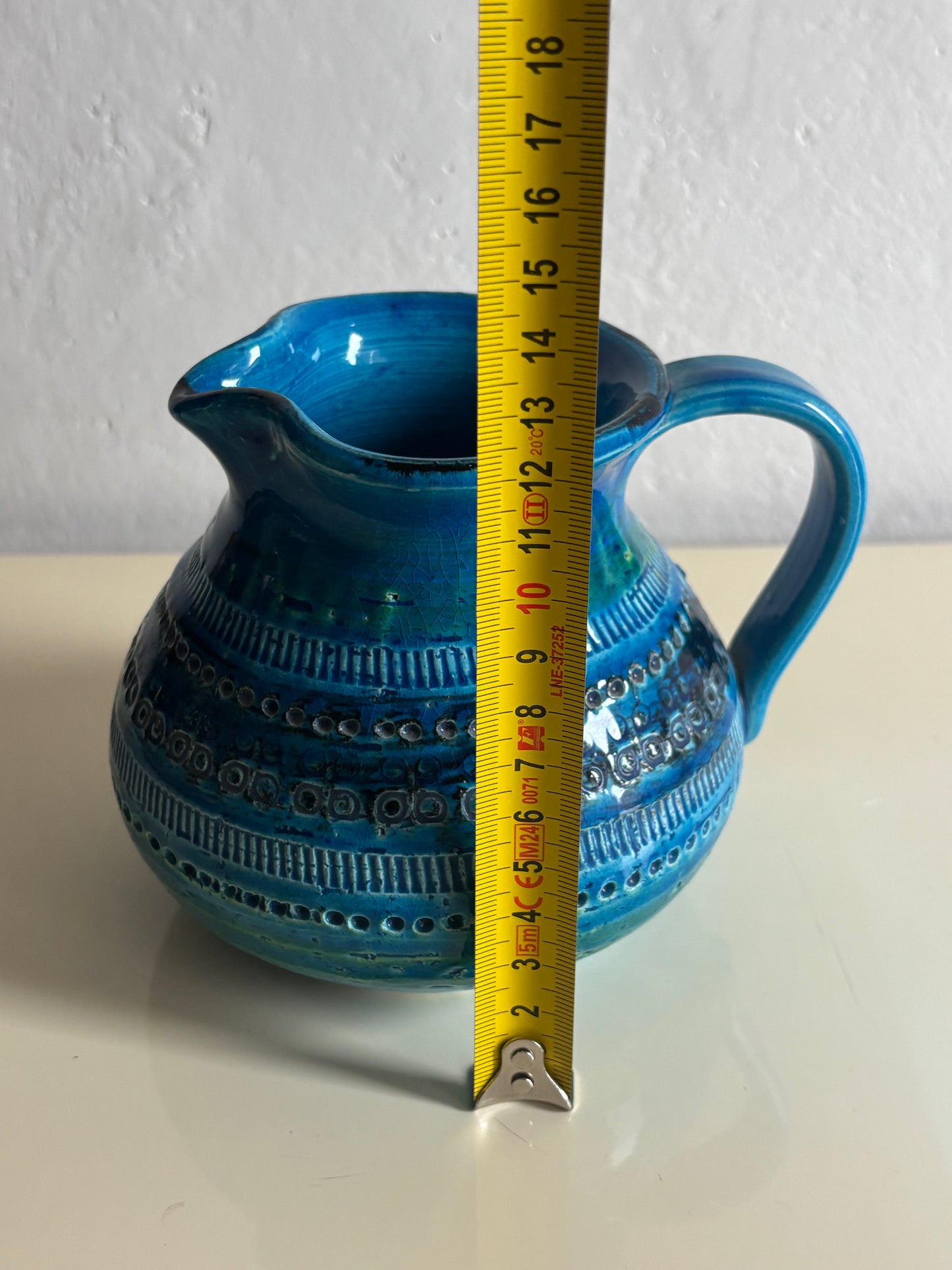 Brocca Rimini Blu Bitossi design Aldo Londi – Ceramica artistica italiana anni ’50/’60