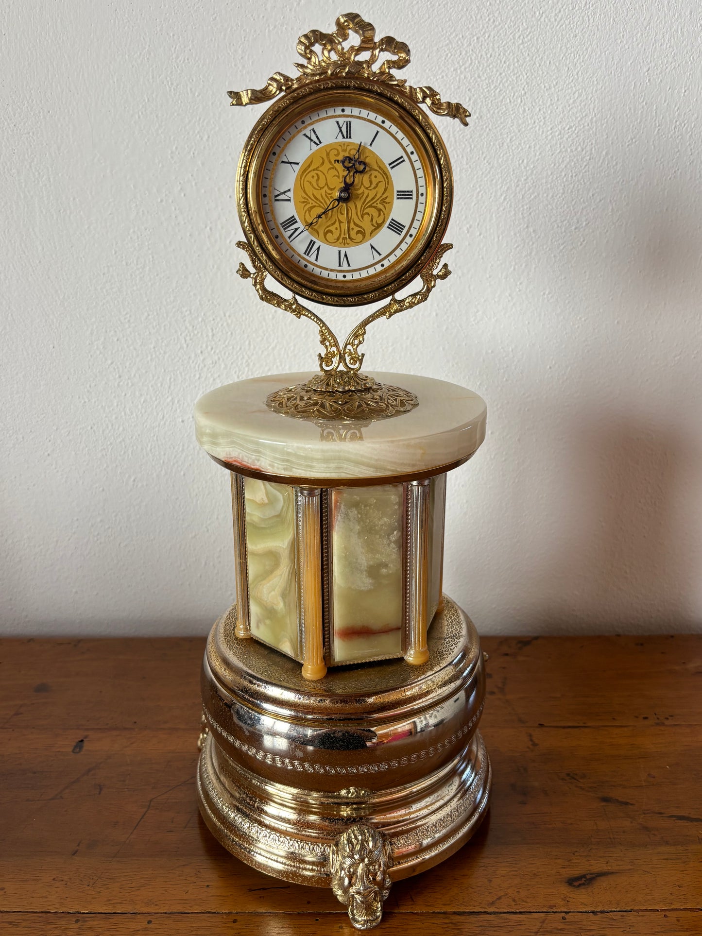 Portasigarette Carillon Musicale con Orologio Vintage Anni '60-'70