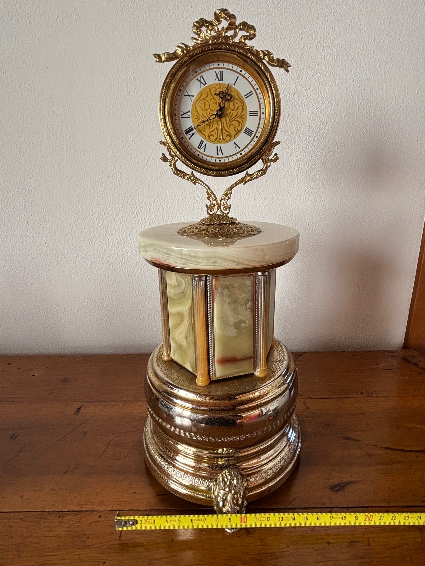 Portasigarette Carillon Musicale con Orologio Vintage Anni '60-'70