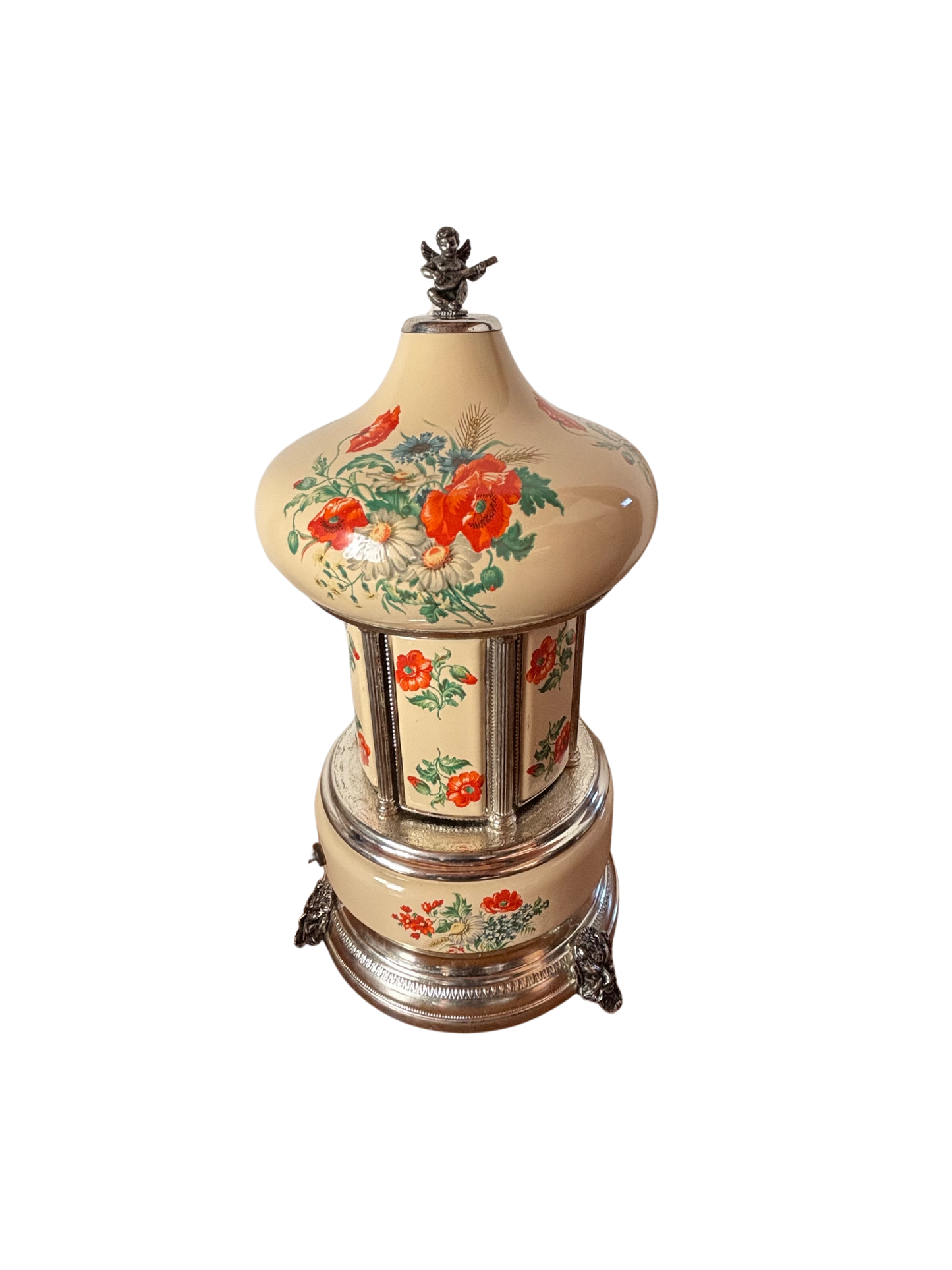 Portasigarette Carillon Vintage in Metallo – Anni '60