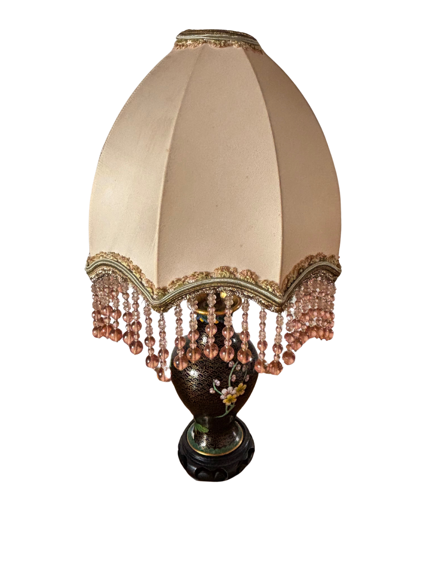 Lampada Cinese Vintage in Cloisonné