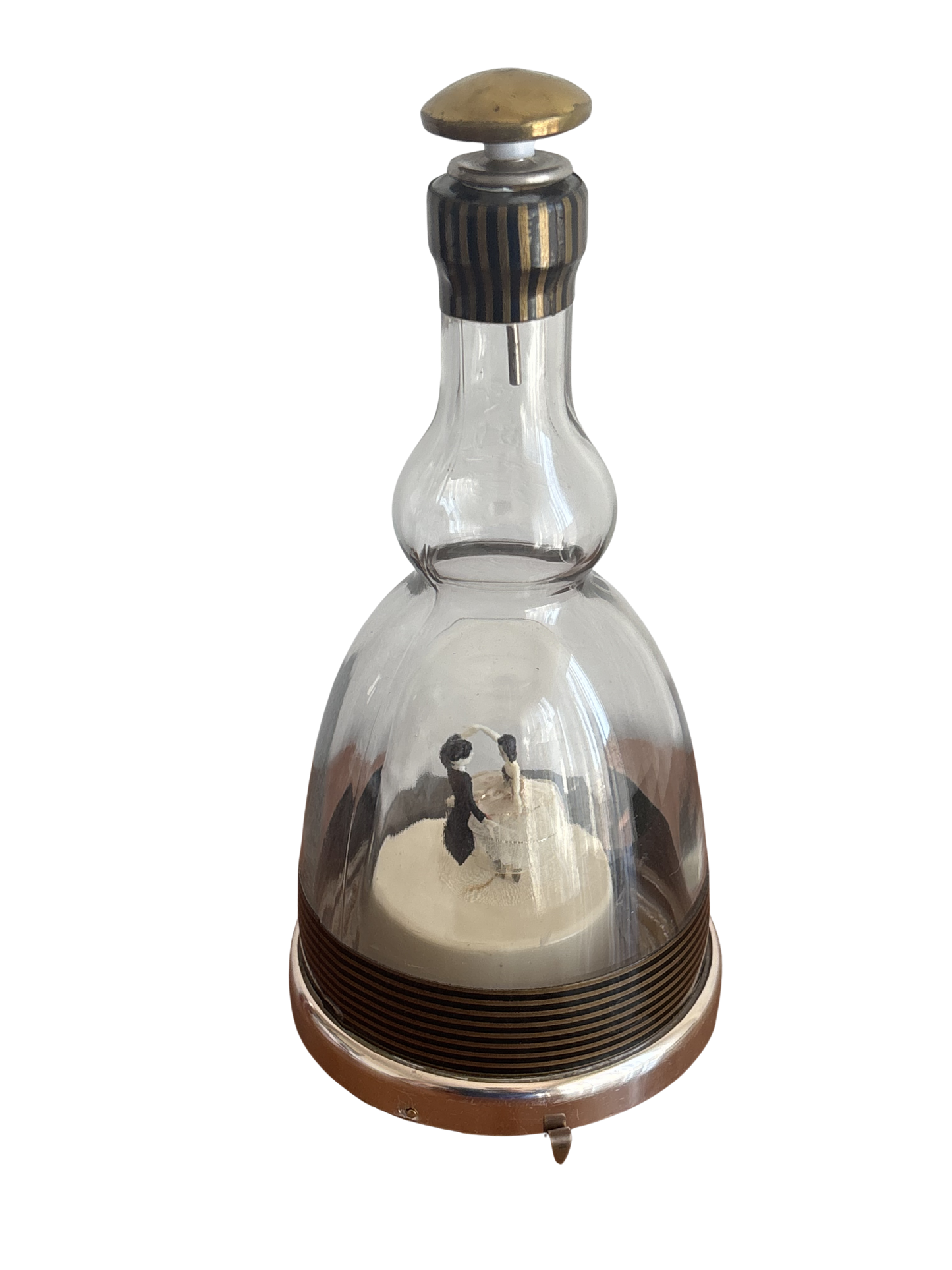 Musikflasche mit Tänzern