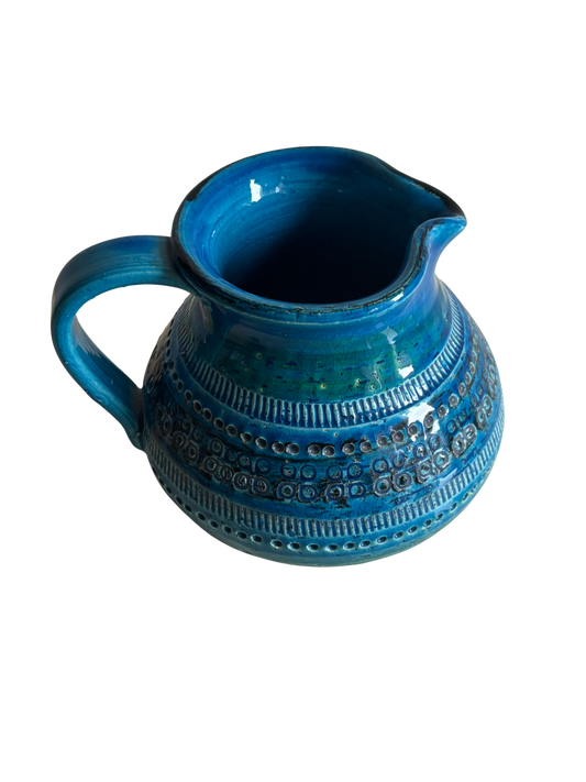 Brocca Rimini Blu Bitossi design Aldo Londi – Ceramica artistica italiana anni ’50/’60