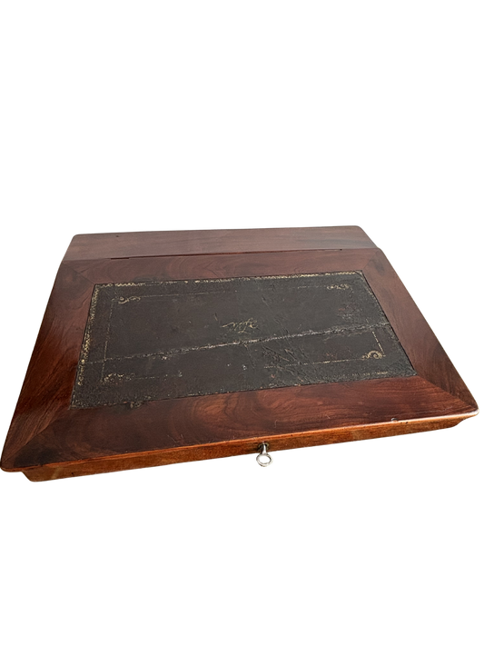 Scrittoio d’epoca in legno – elegante writing slope vintage
