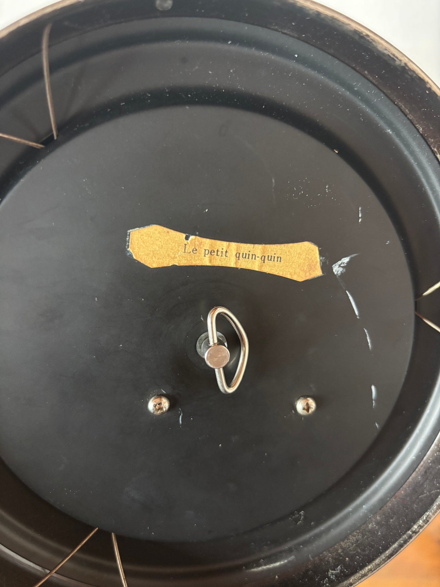 Vintage bar helmet with music box and liquor set