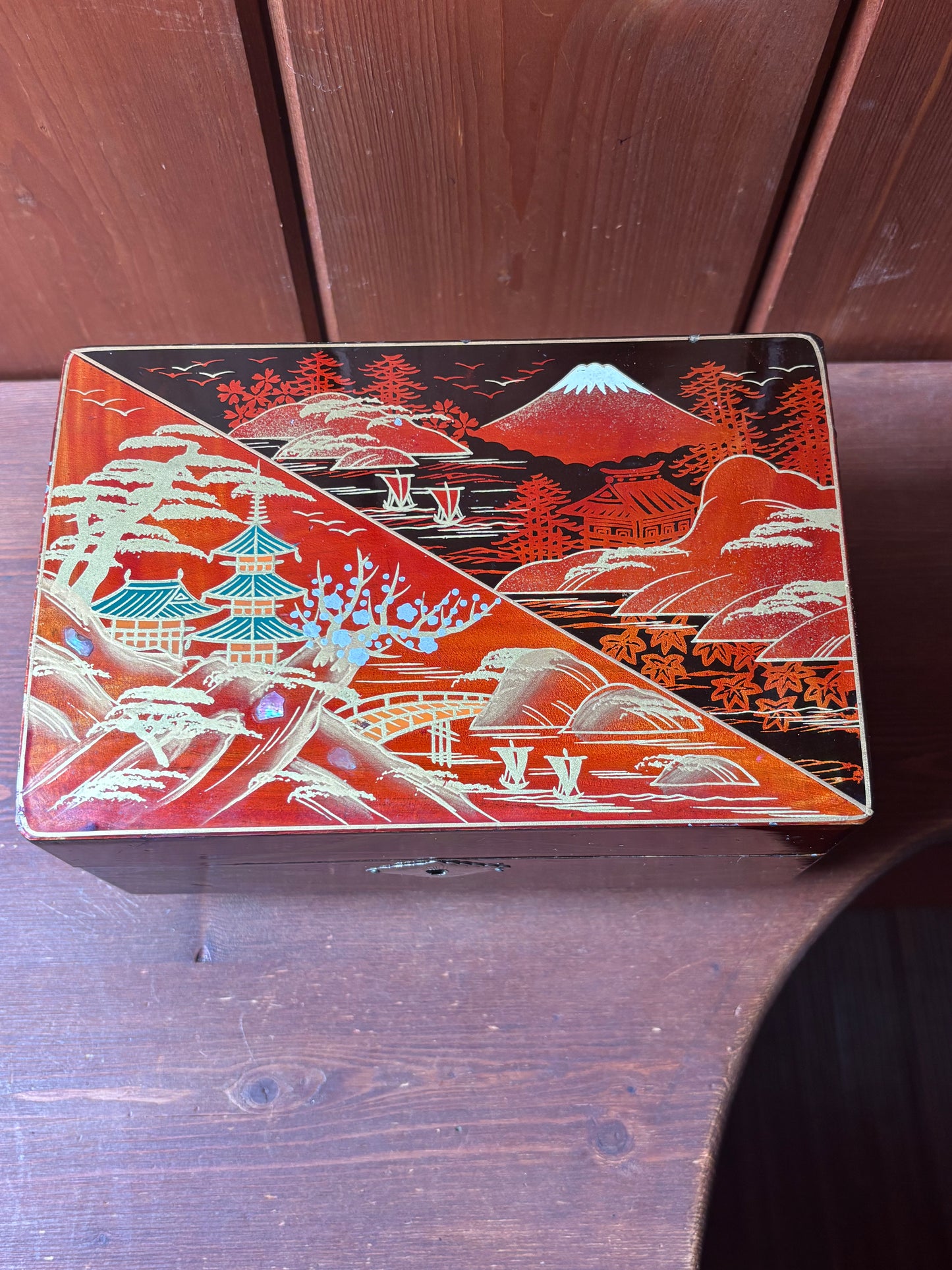 Portagioie bicolore con ballerina