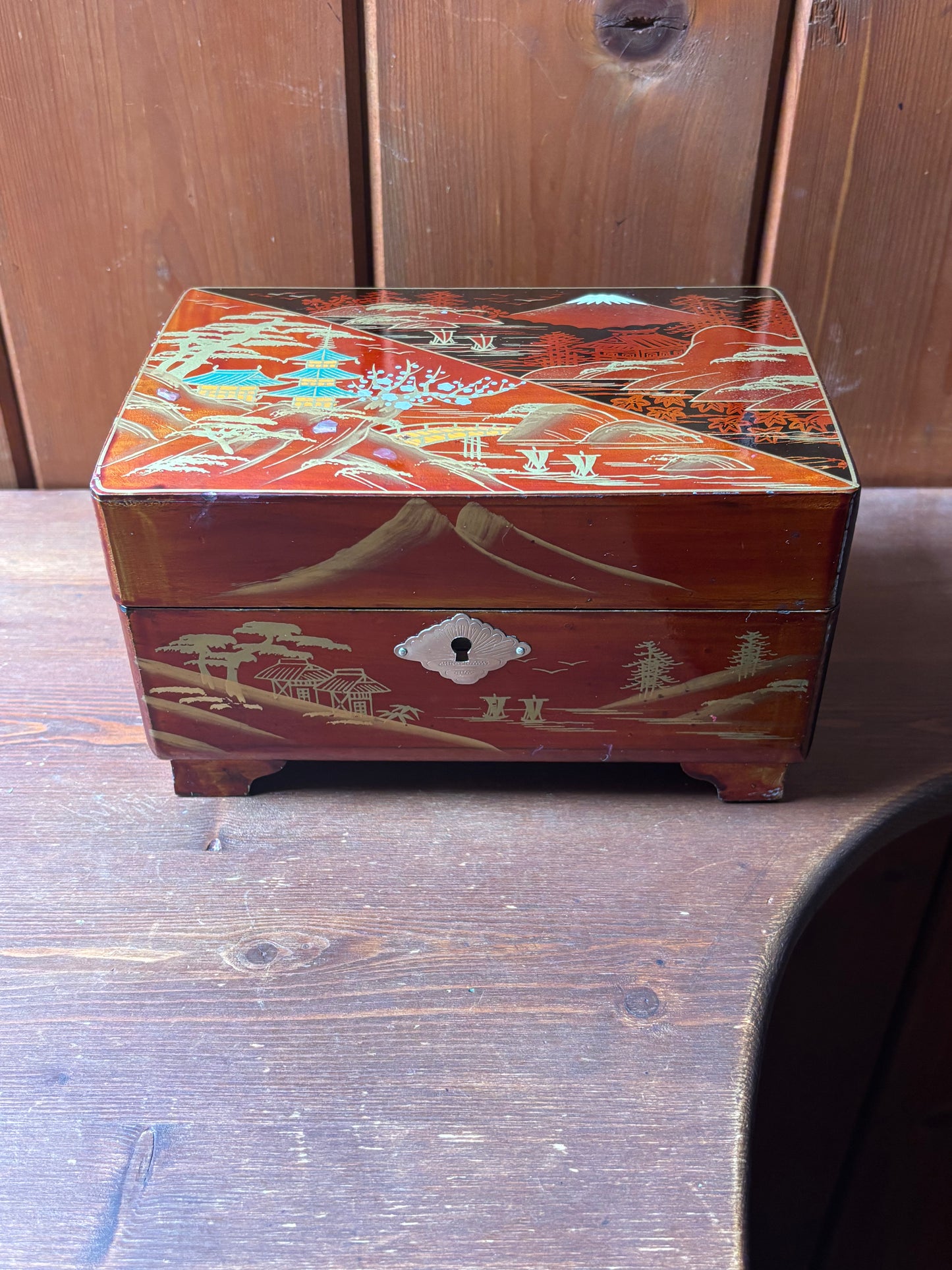 Portagioie bicolore con ballerina