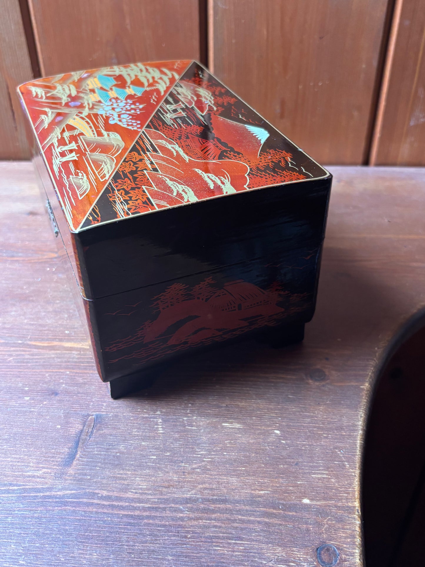 Portagioie bicolore con ballerina