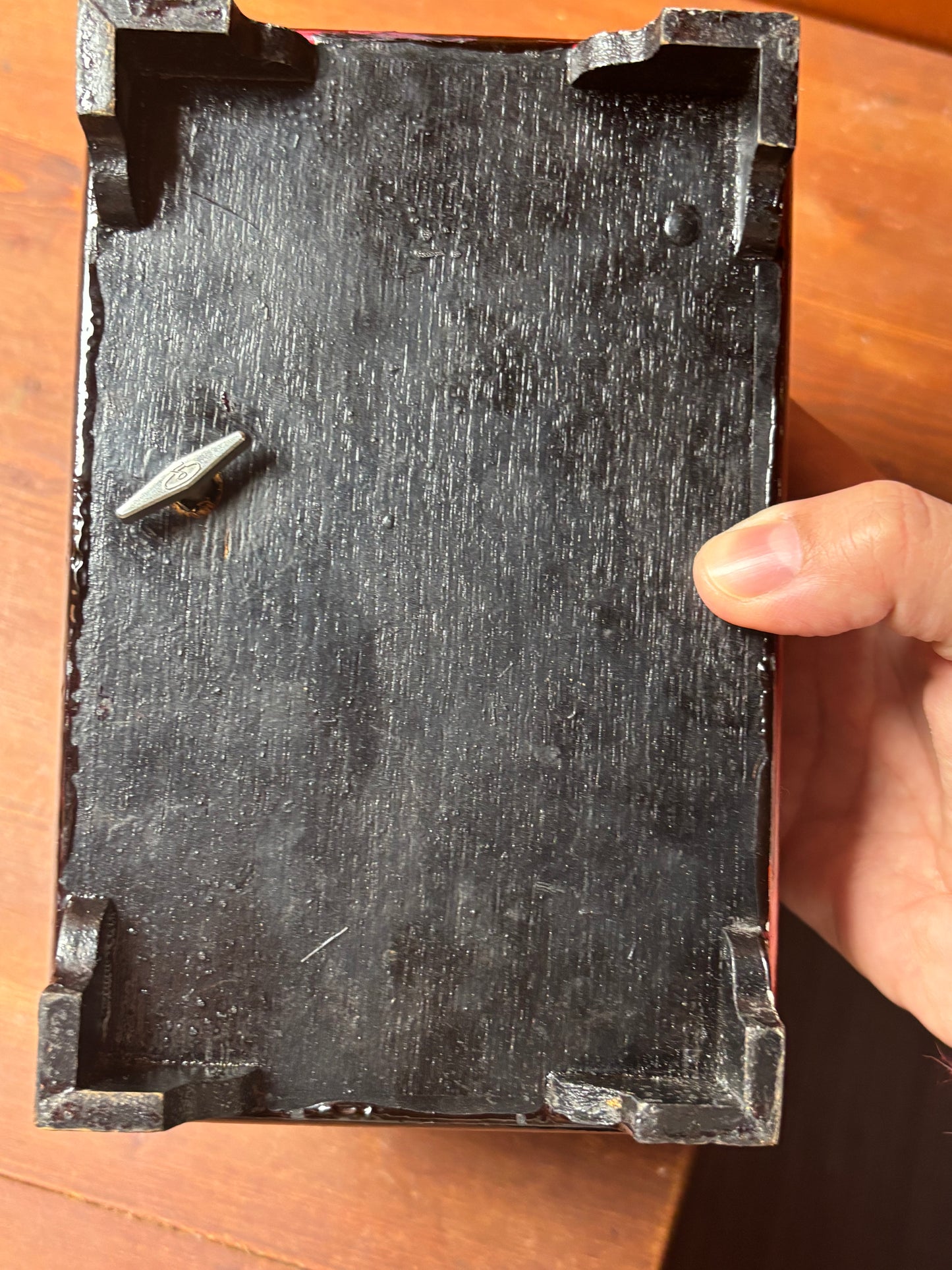 Portagioie bicolore con ballerina