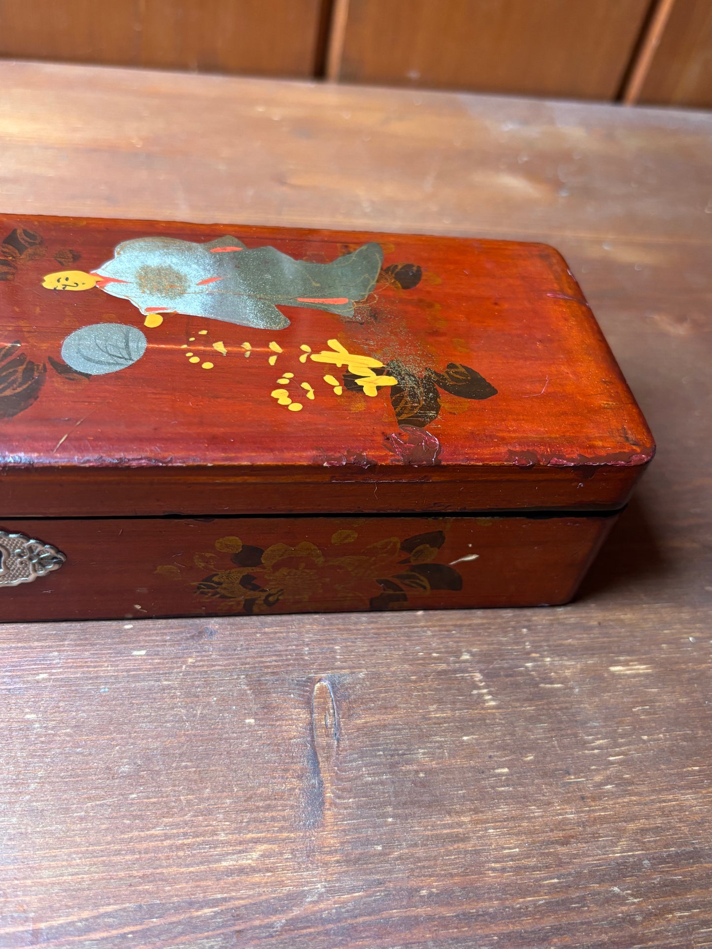 Scatola in legno stile giapponese