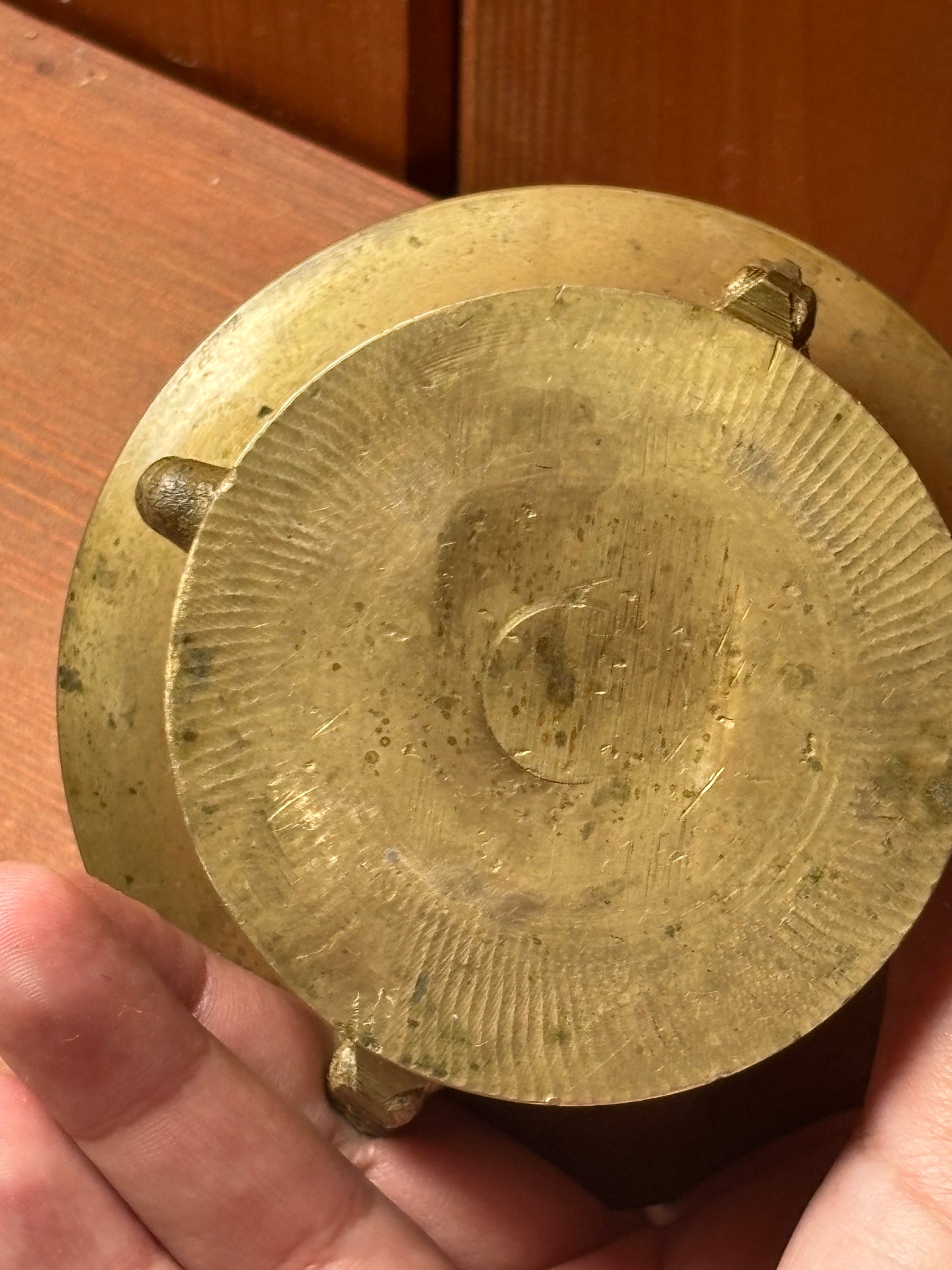 Mortaio da farmacia in bronzo