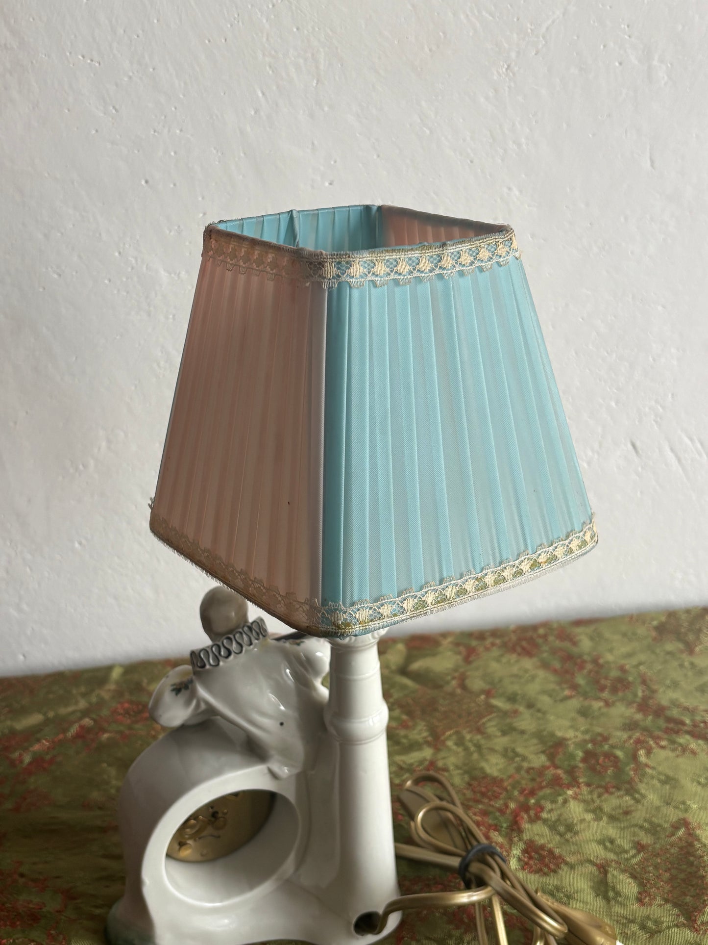 Lampada da Tavolo con Orologio a Carica