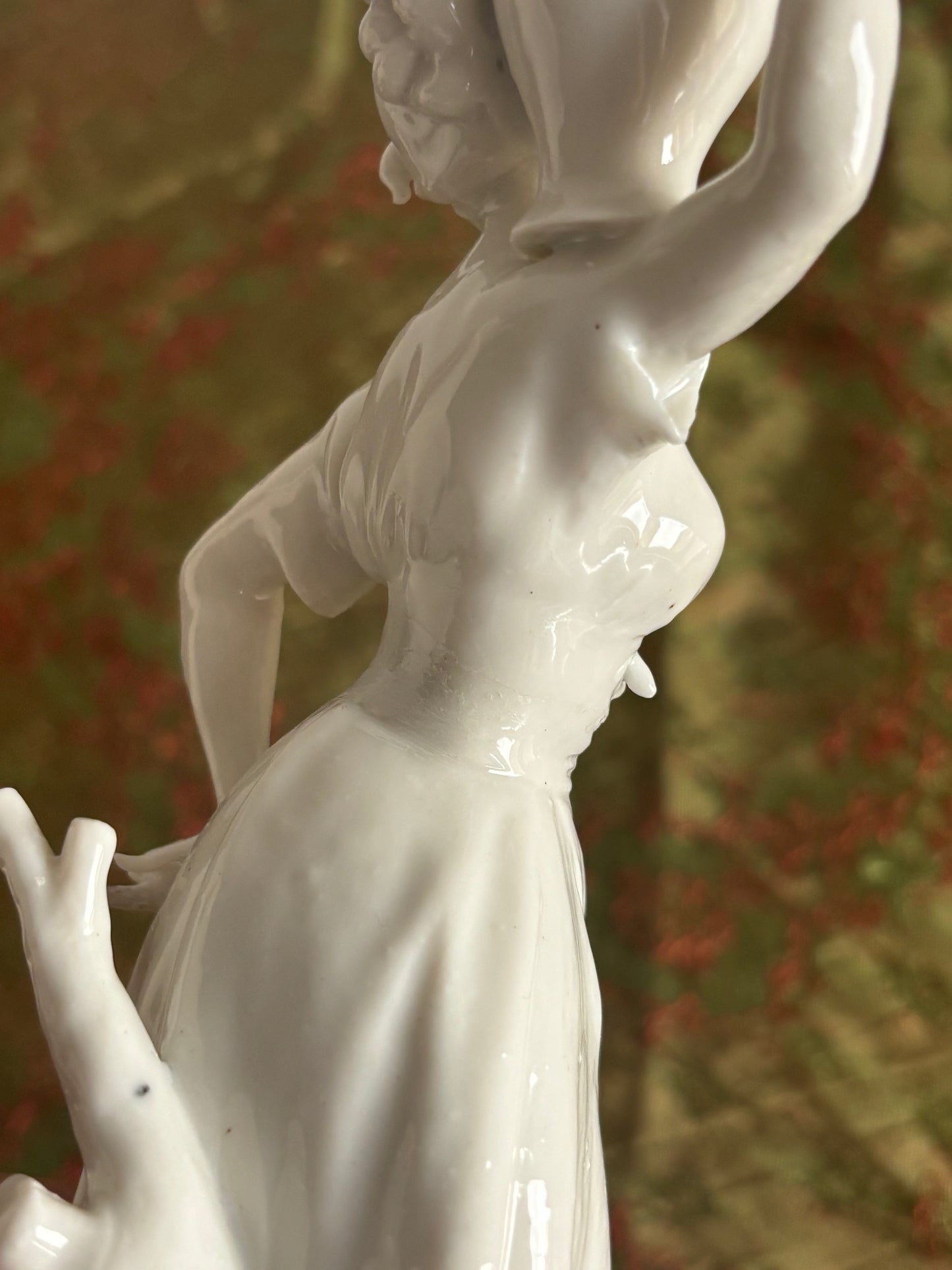 Statuetta Ginori in Porcellana Bianca con Marchio