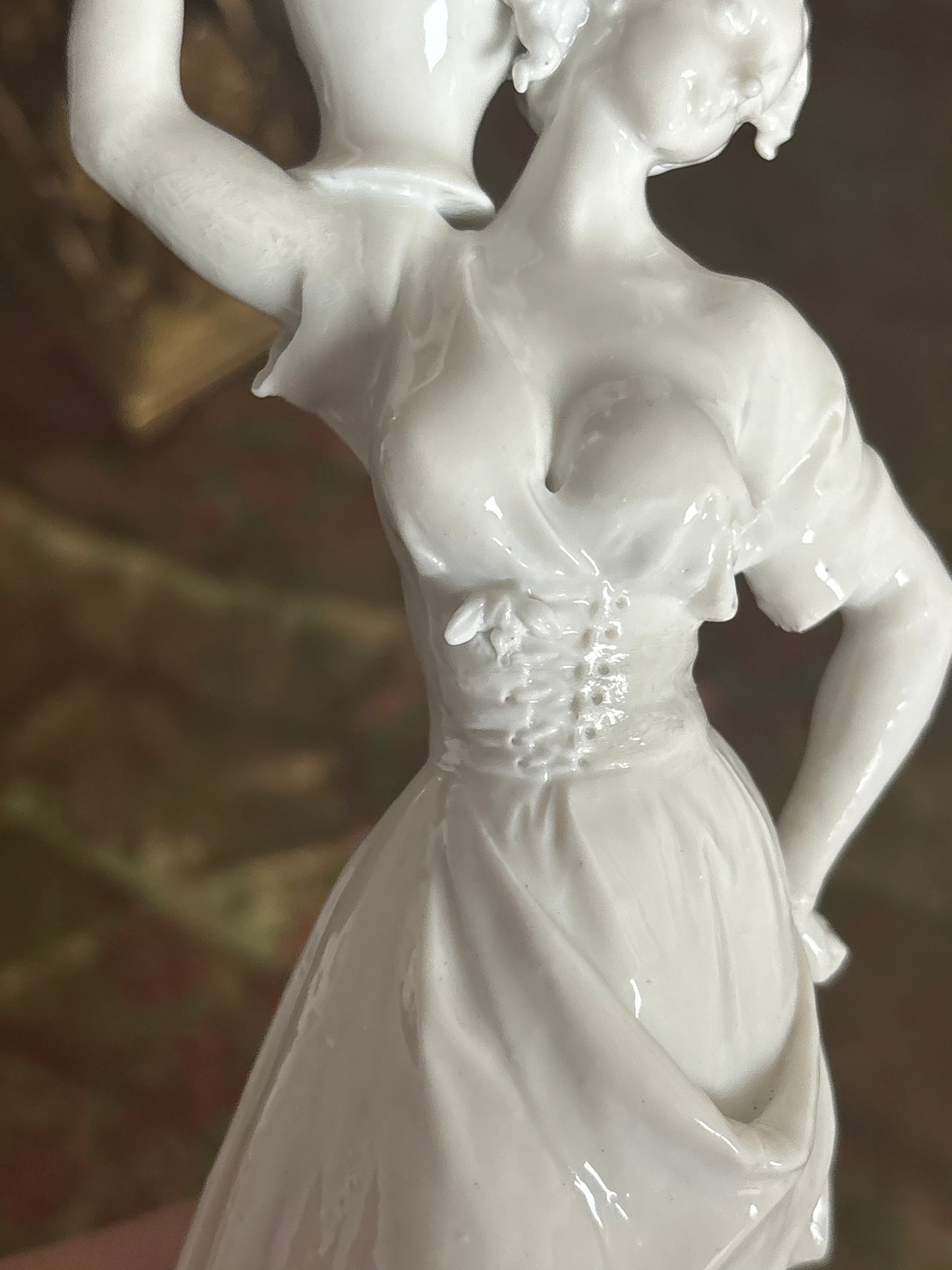 Statuetta Ginori in Porcellana Bianca con Marchio