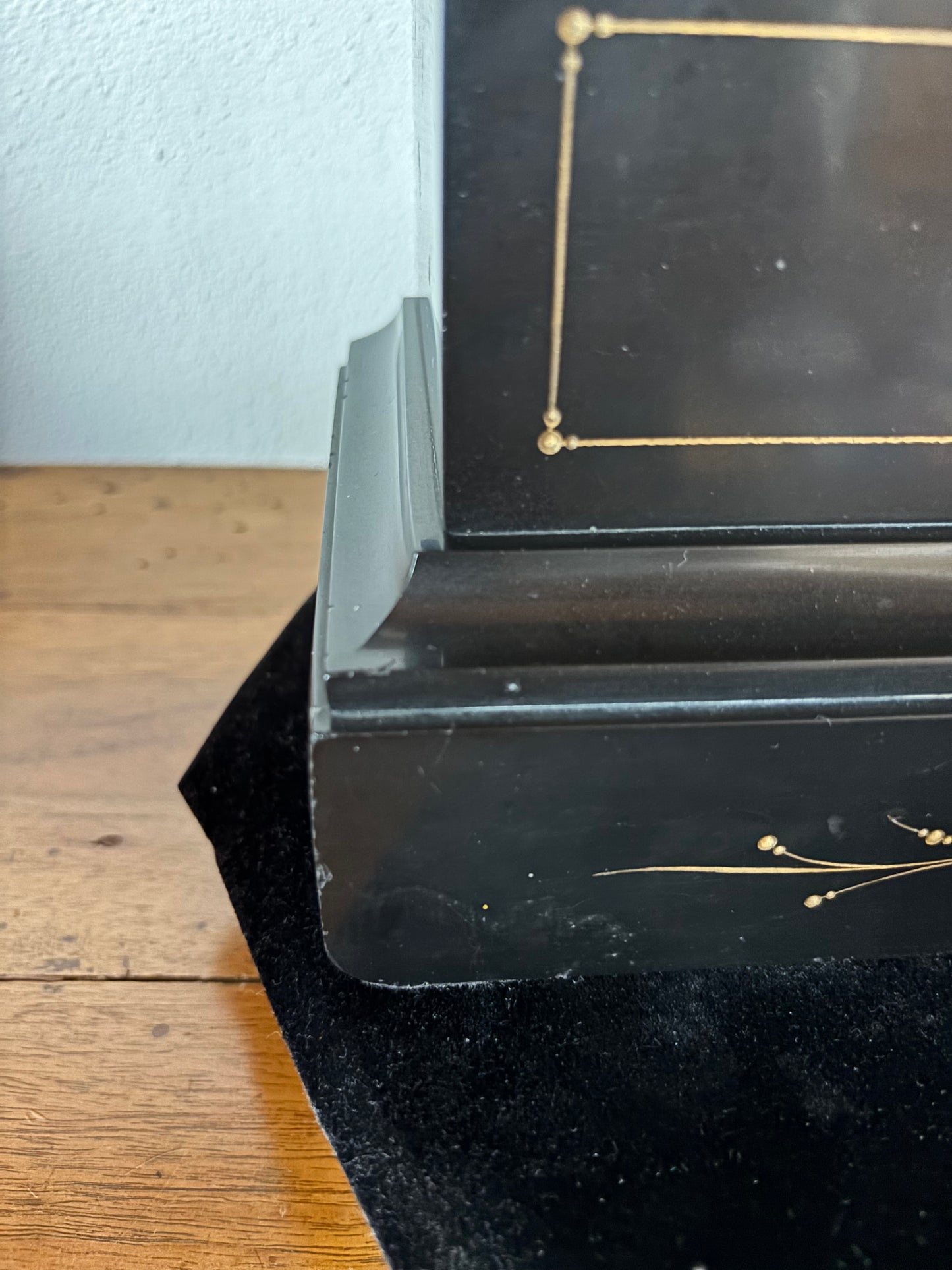 Orologio in marmo nero