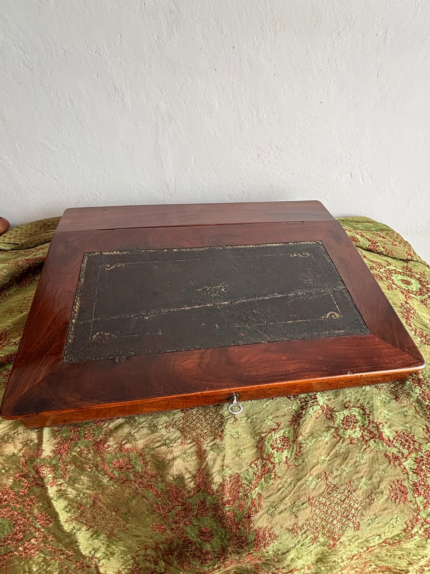Scrittoio d’epoca in legno – elegante writing slope vintage
