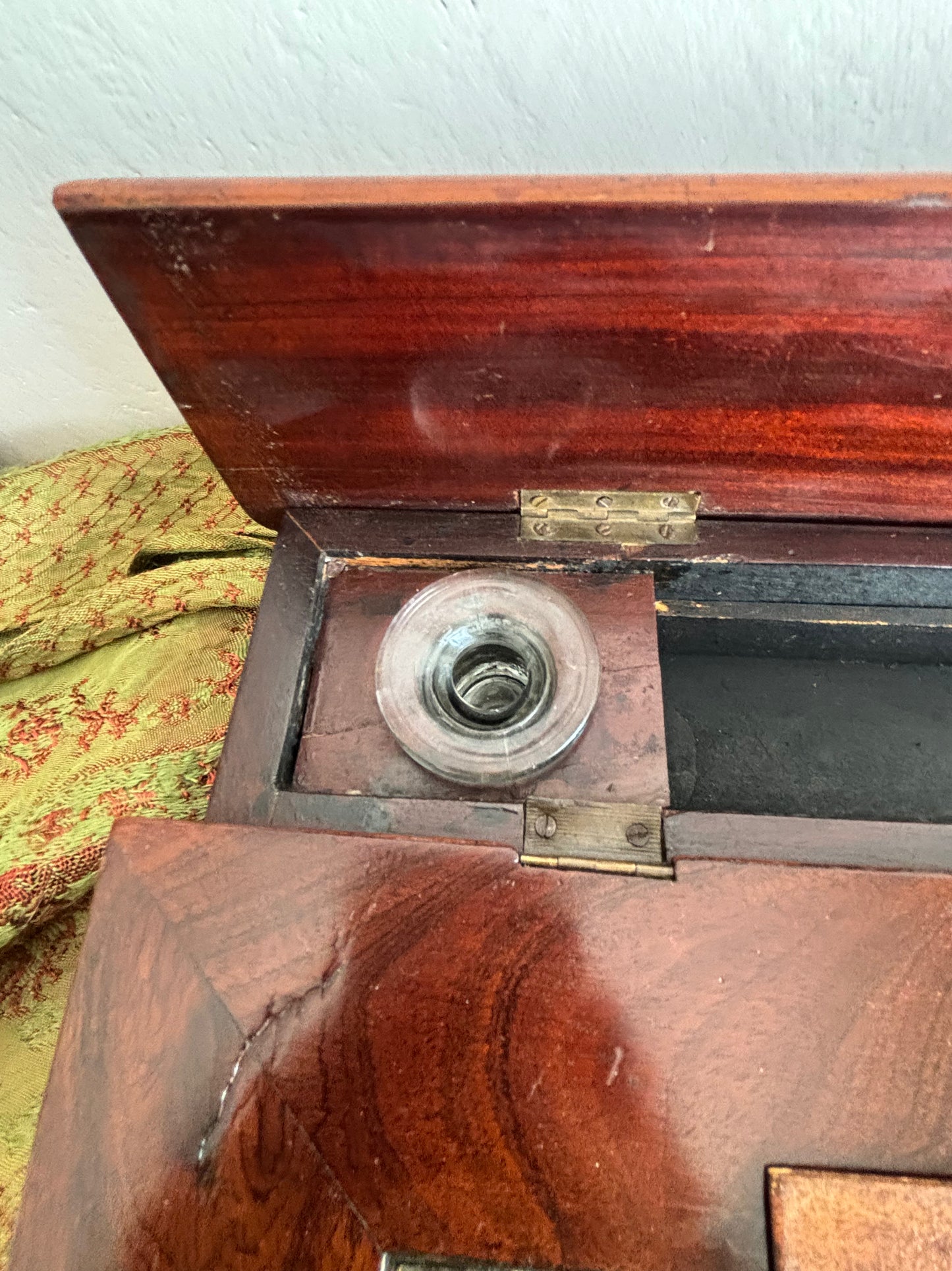 Scrittoio d’epoca in legno – elegante writing slope vintage