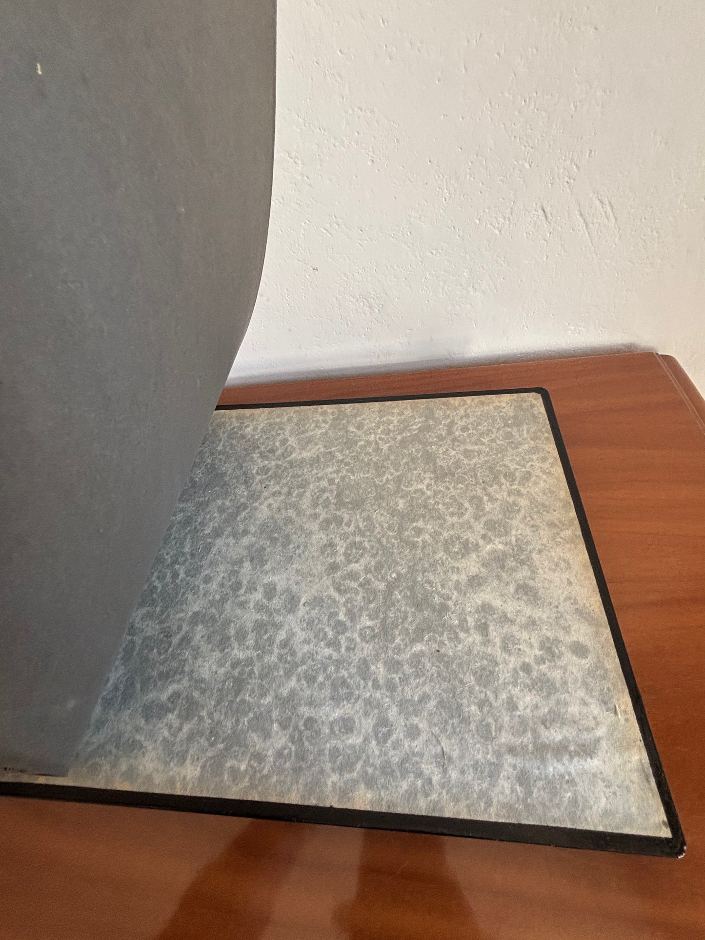 Album fotografico giapponese con carillon e iridescenze decorative