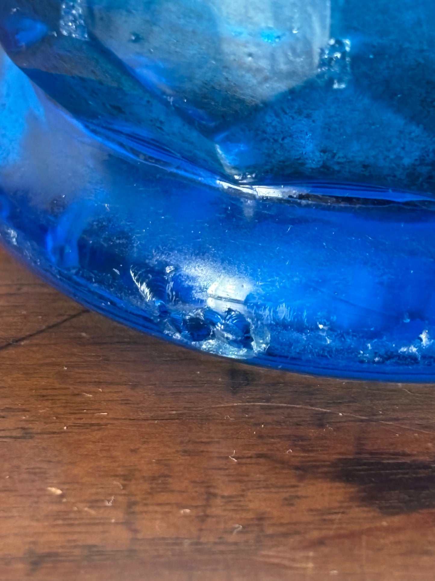 Blue Glass Seltzer Bottle – Ditta Fratelli Zanon Venezia | Collectible Vintage