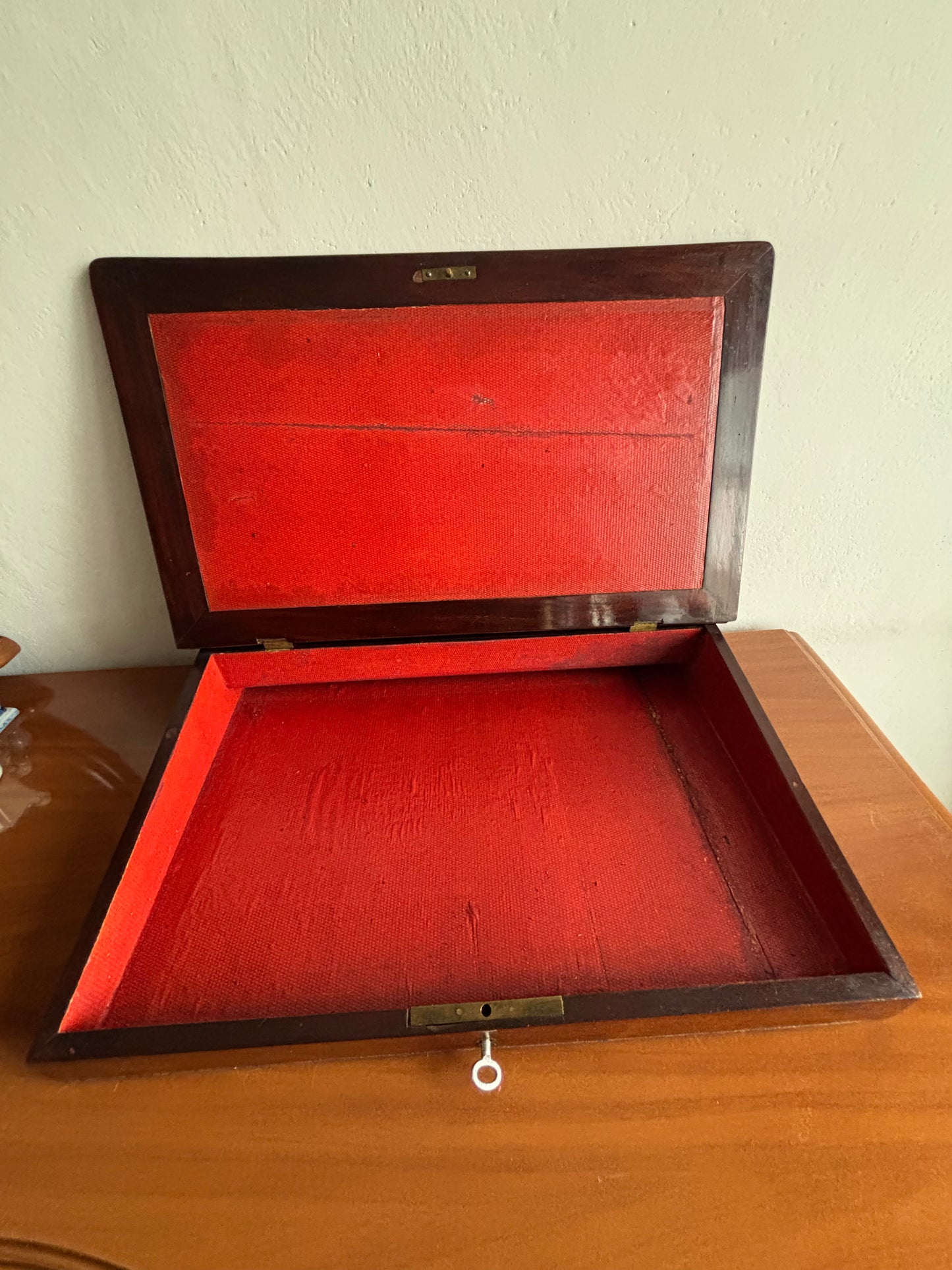 Scrittoio d’epoca in legno – elegante writing slope vintage