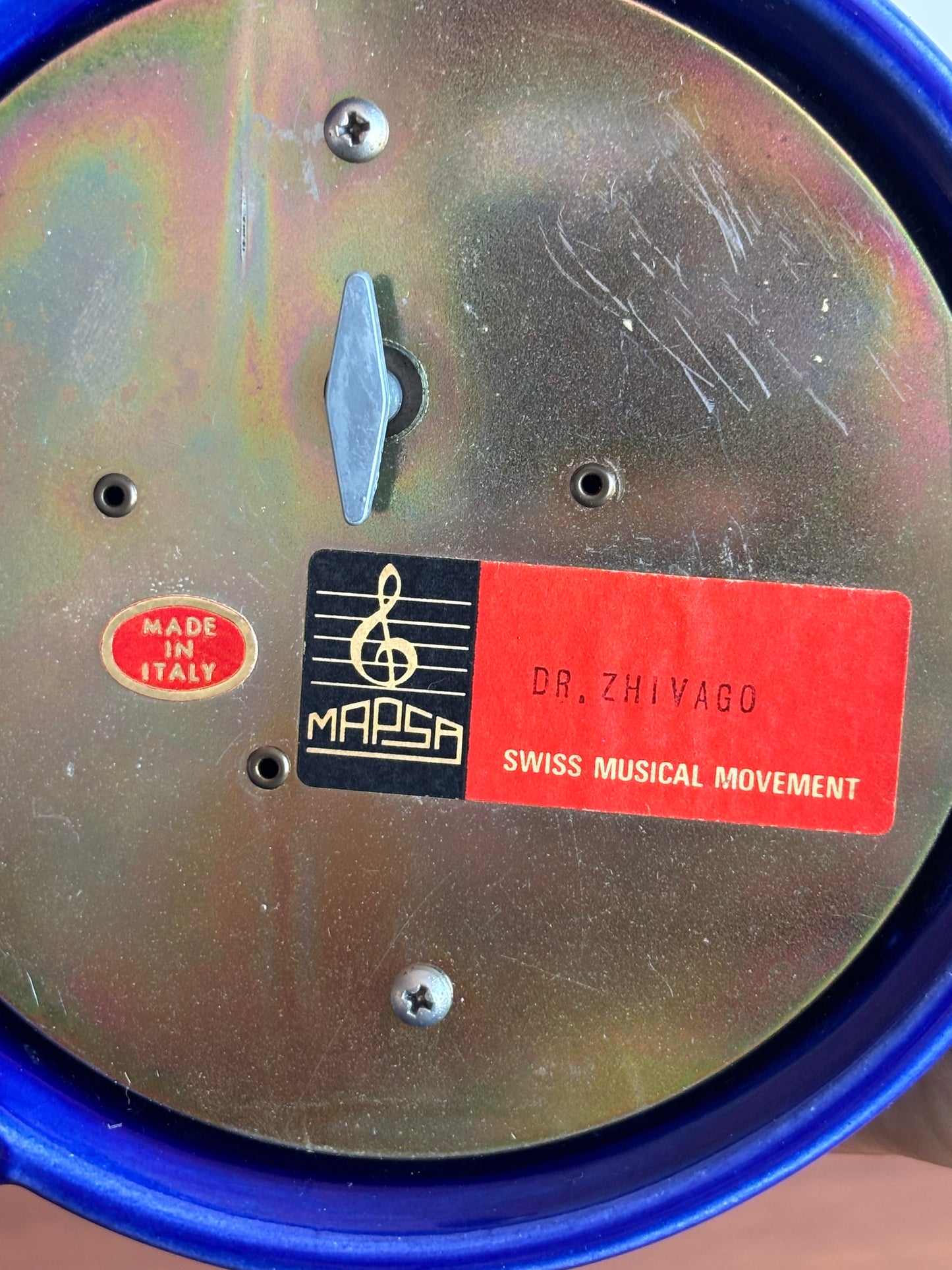 Musikalischer Zigarettenhalter aus Keramik mit manueller Öffnung