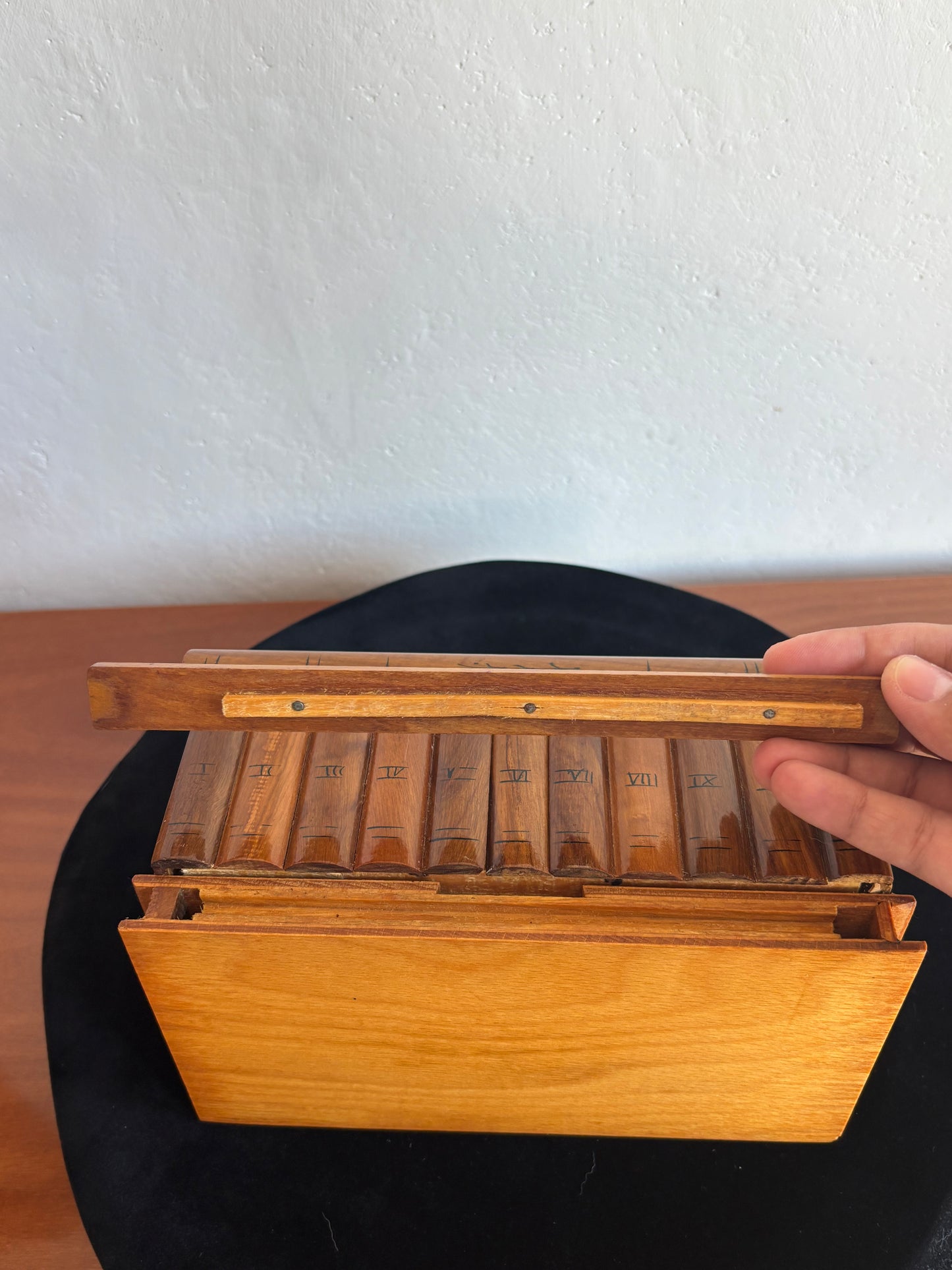 Vintage Sorrento Puzzle Box in Wood
