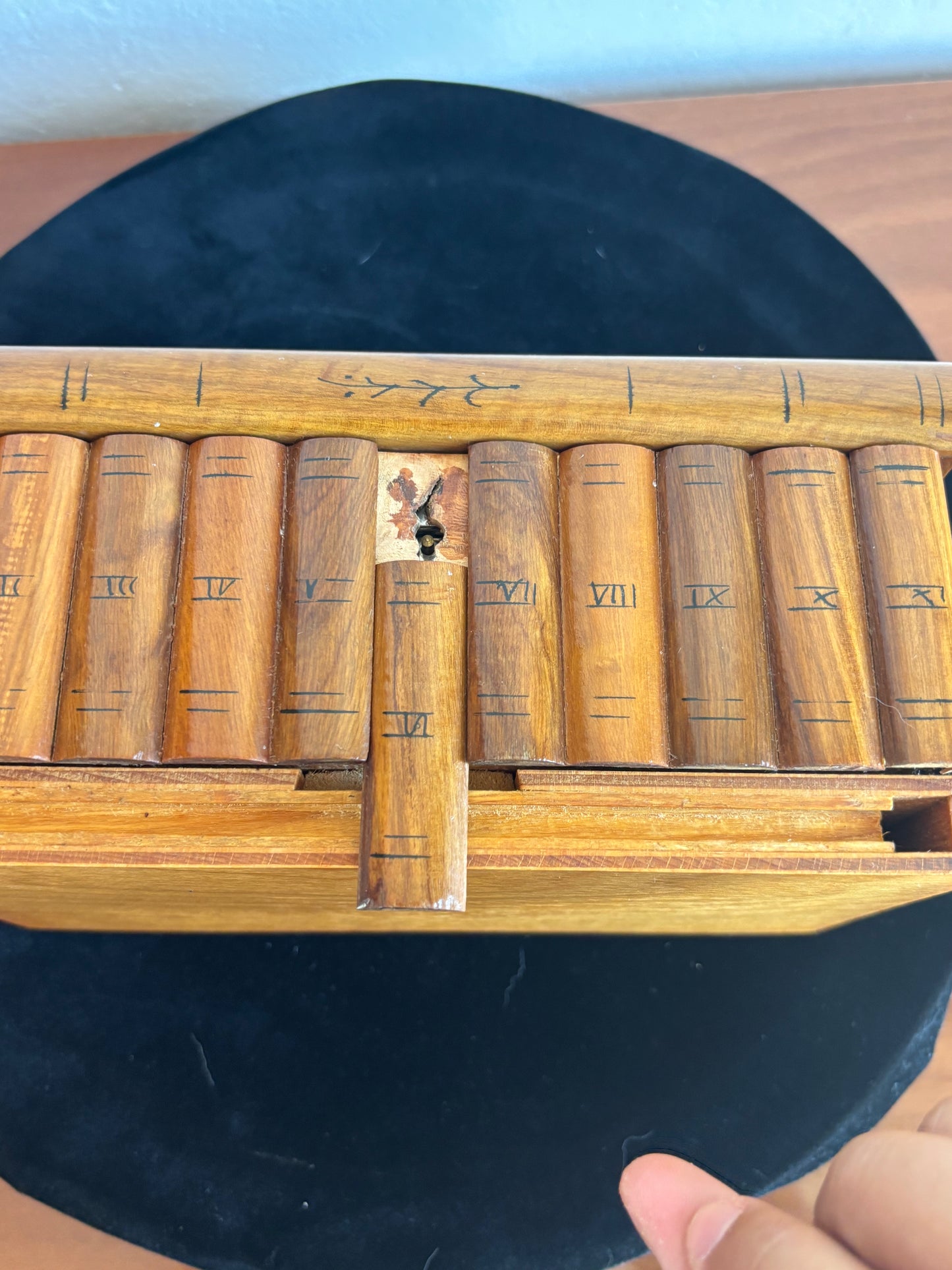 Vintage Sorrento Puzzle Box in Wood