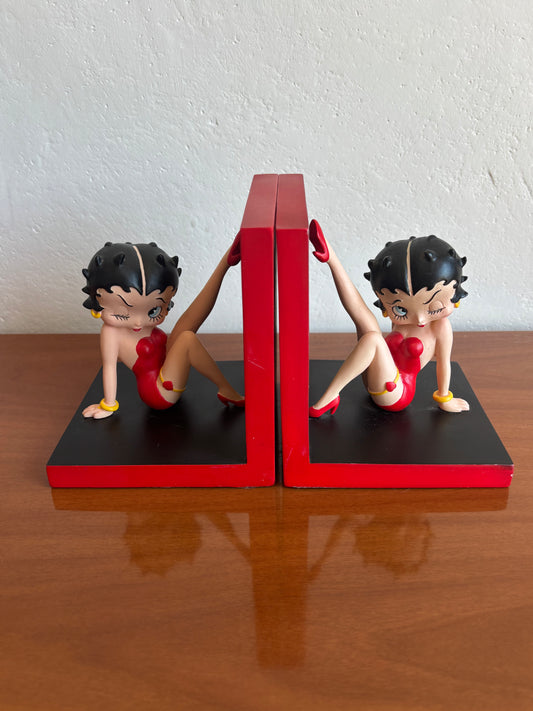Betty Boop Bookend Pair – Collectible, Vintage Design and Pop Decoration