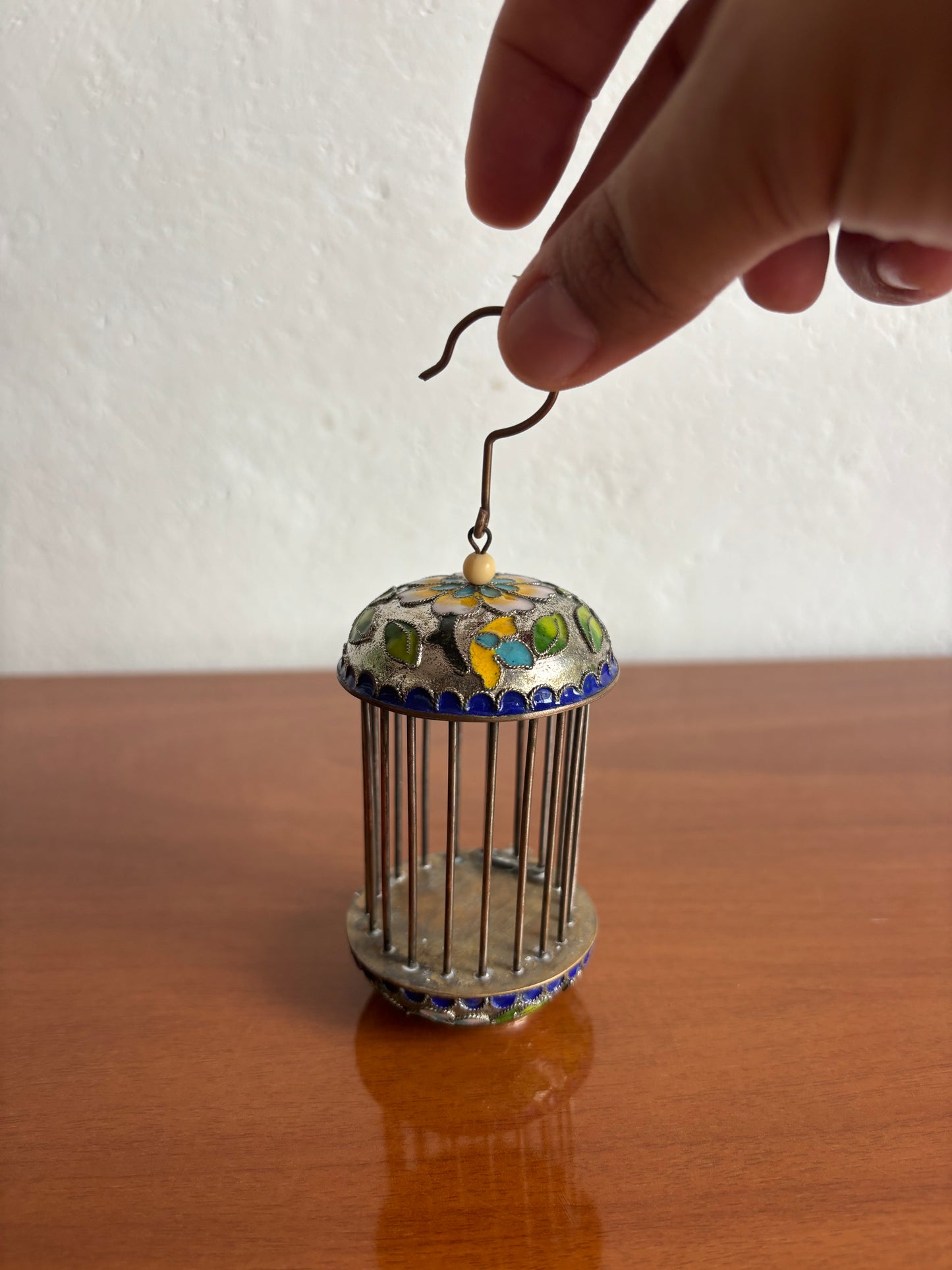 Gabbia per Grilli Cinese in Cloisonné