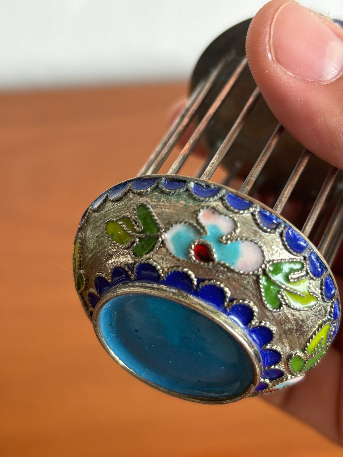 Gabbia per Grilli Cinese in Cloisonné