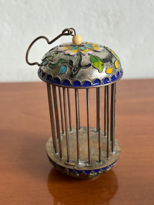 Gabbia per Grilli Cinese in Cloisonné