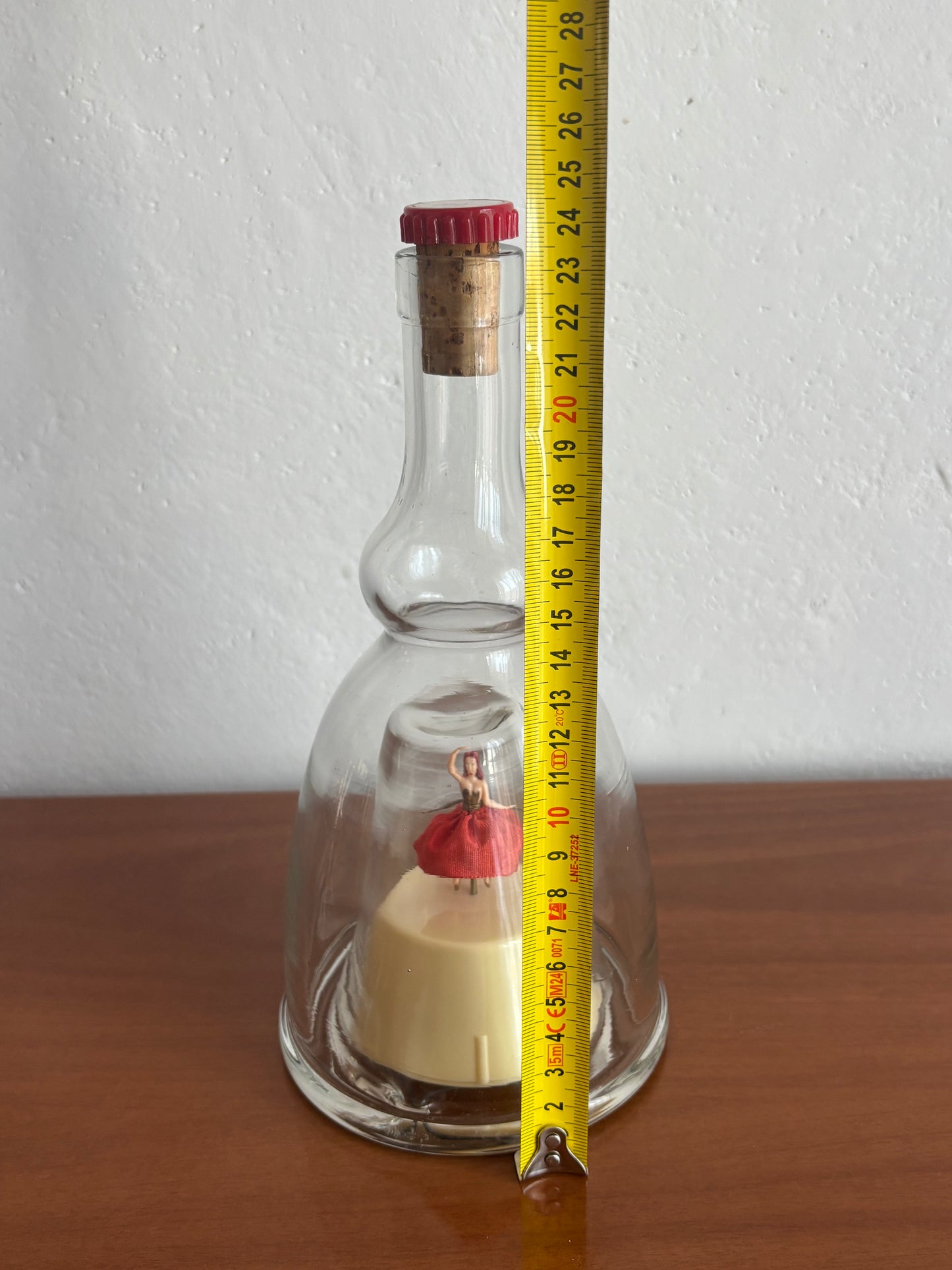 Bols Ballerina Bottle con carillon funzionante – bottiglia da collezione vintage