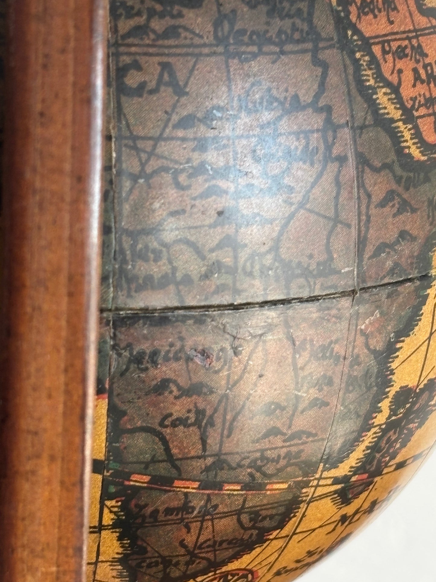 Vintage‑Globus mit Spieluhr – Melodie „Doktor Schiwago“