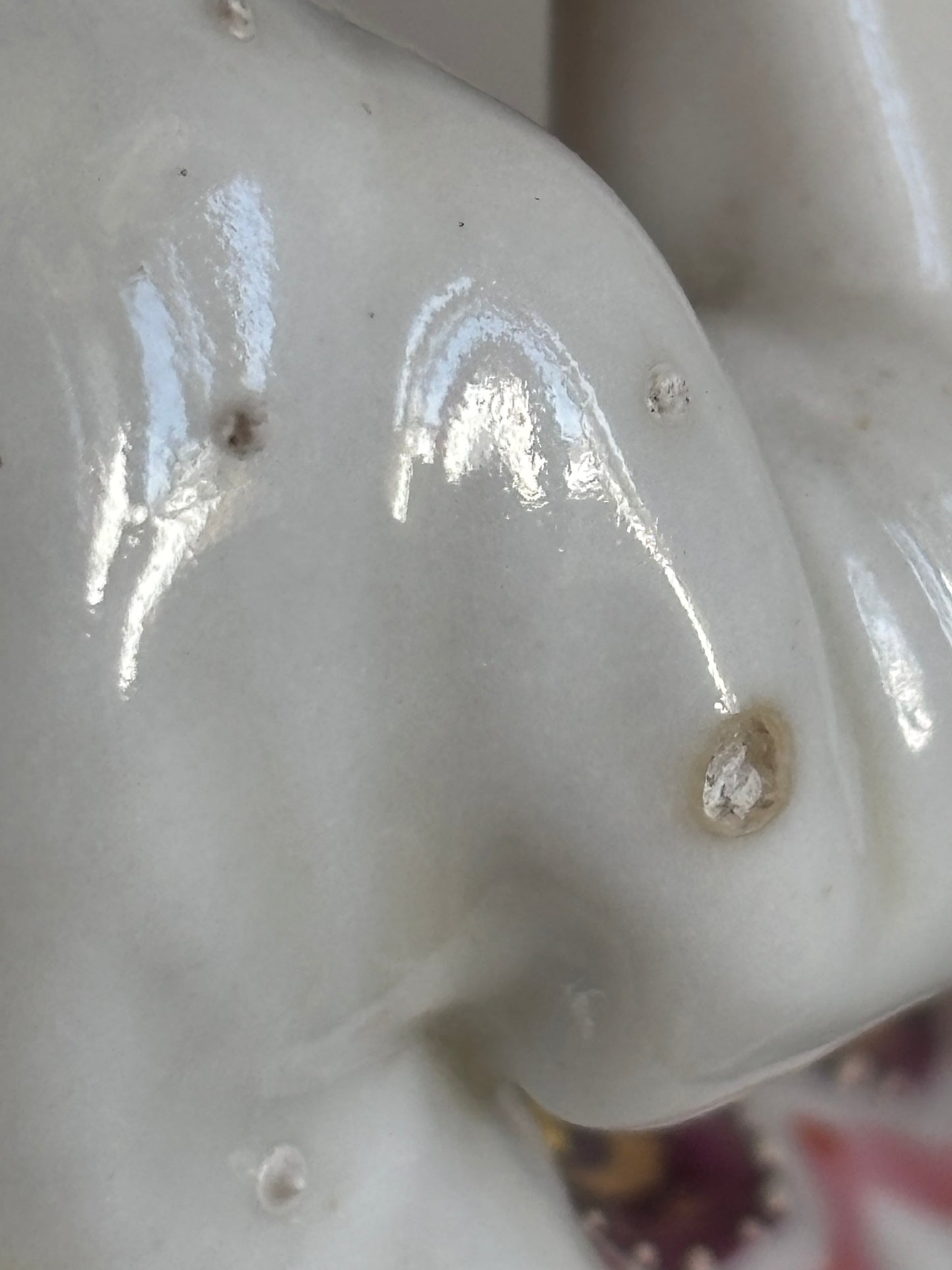 Calamaio in ceramica stile Vecchia Parigi